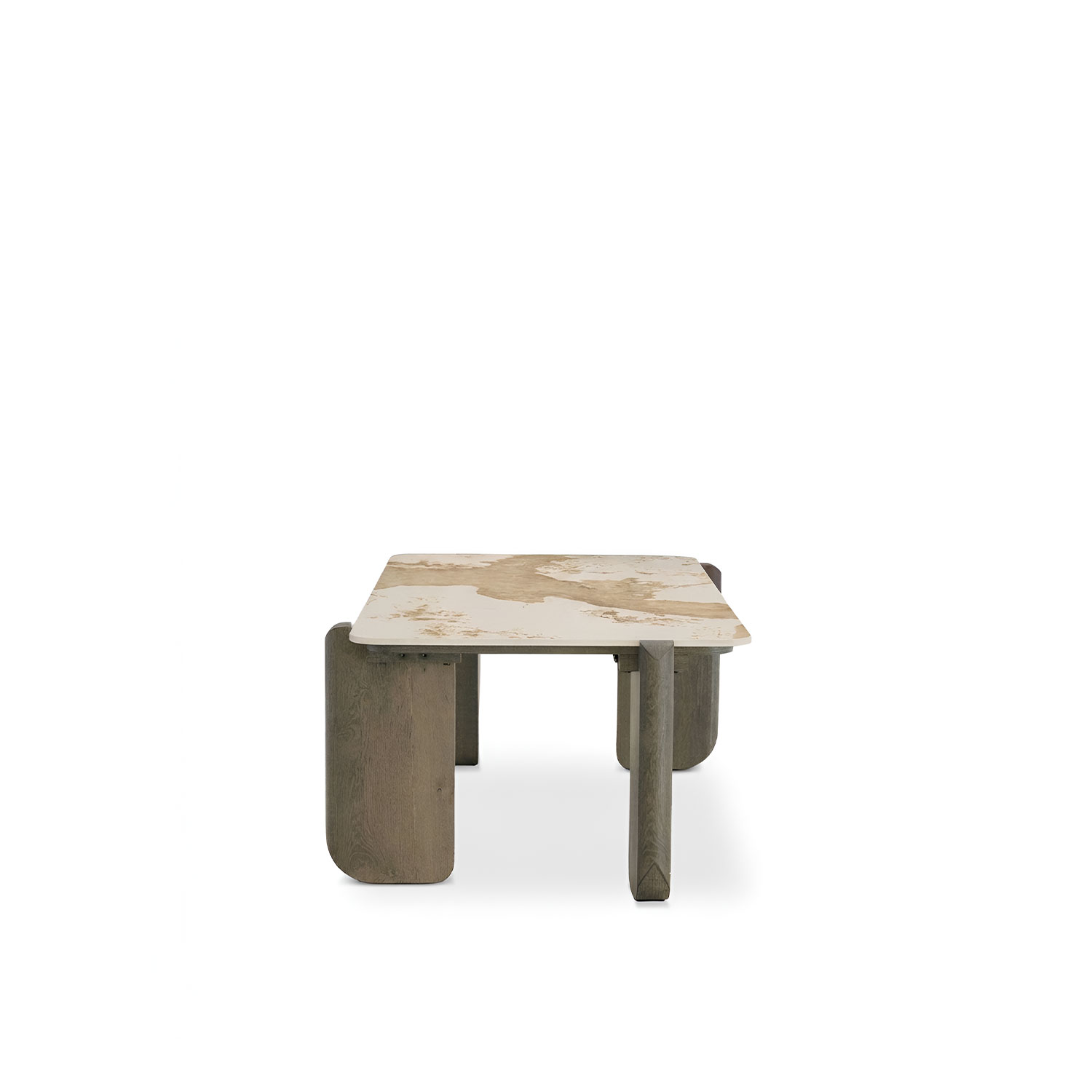 Juno Ceramic White Rectangular Coffee Table