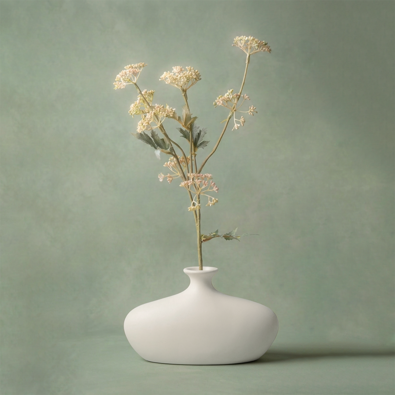 Valerian Pale Pink Flower Stem 55cm