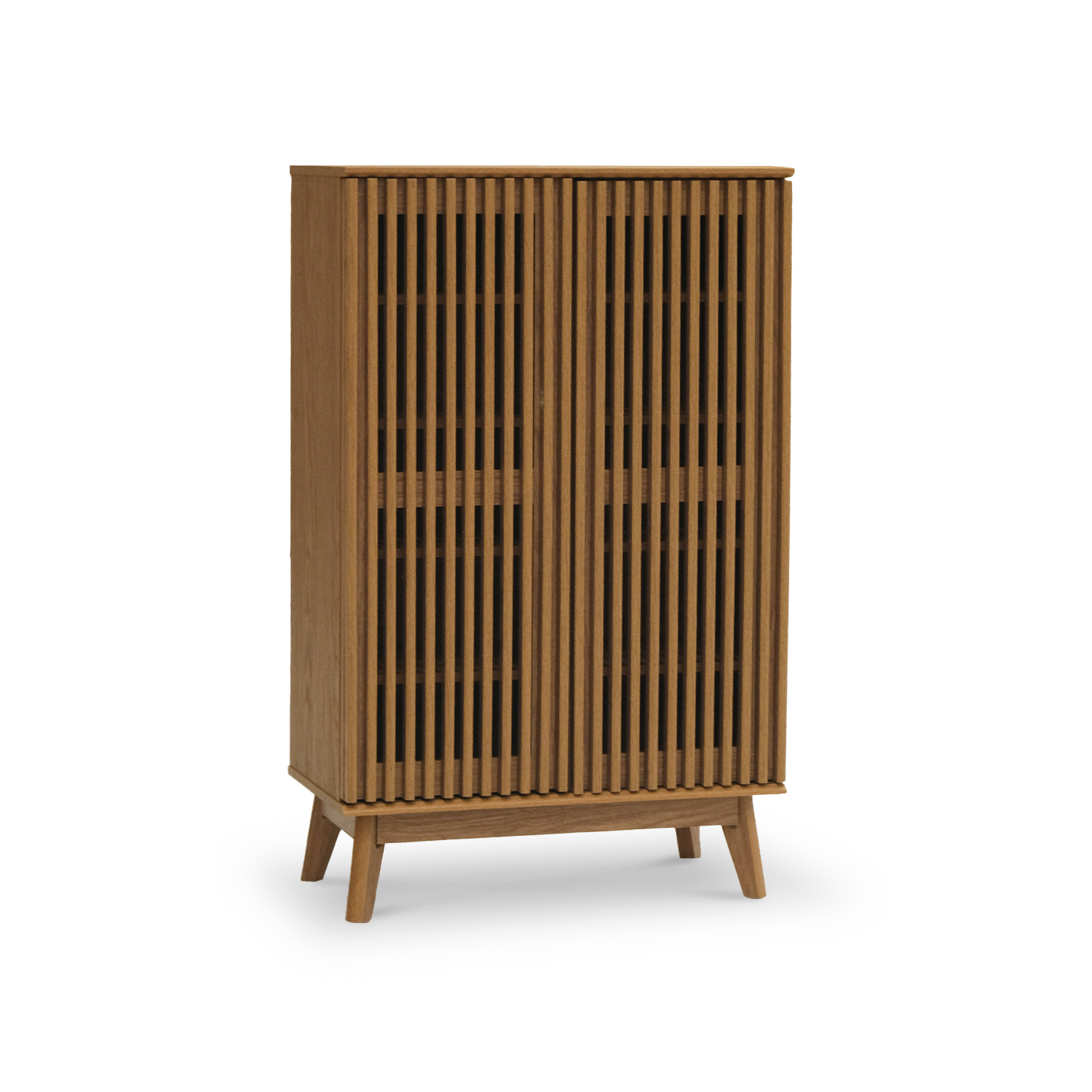 Linear Summer Oak 2 Doors Cabinet