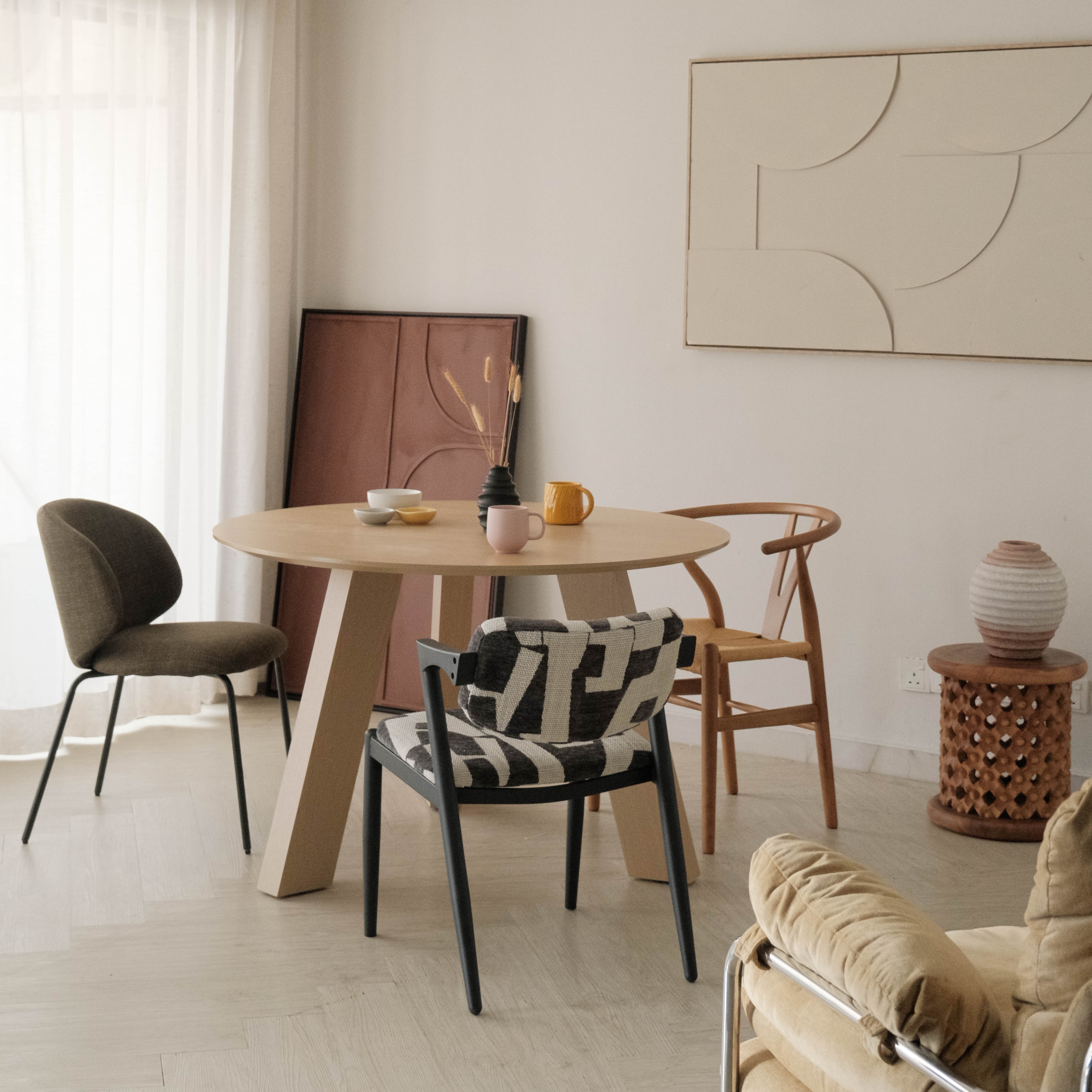 Thomas Natural Round Table 120cm