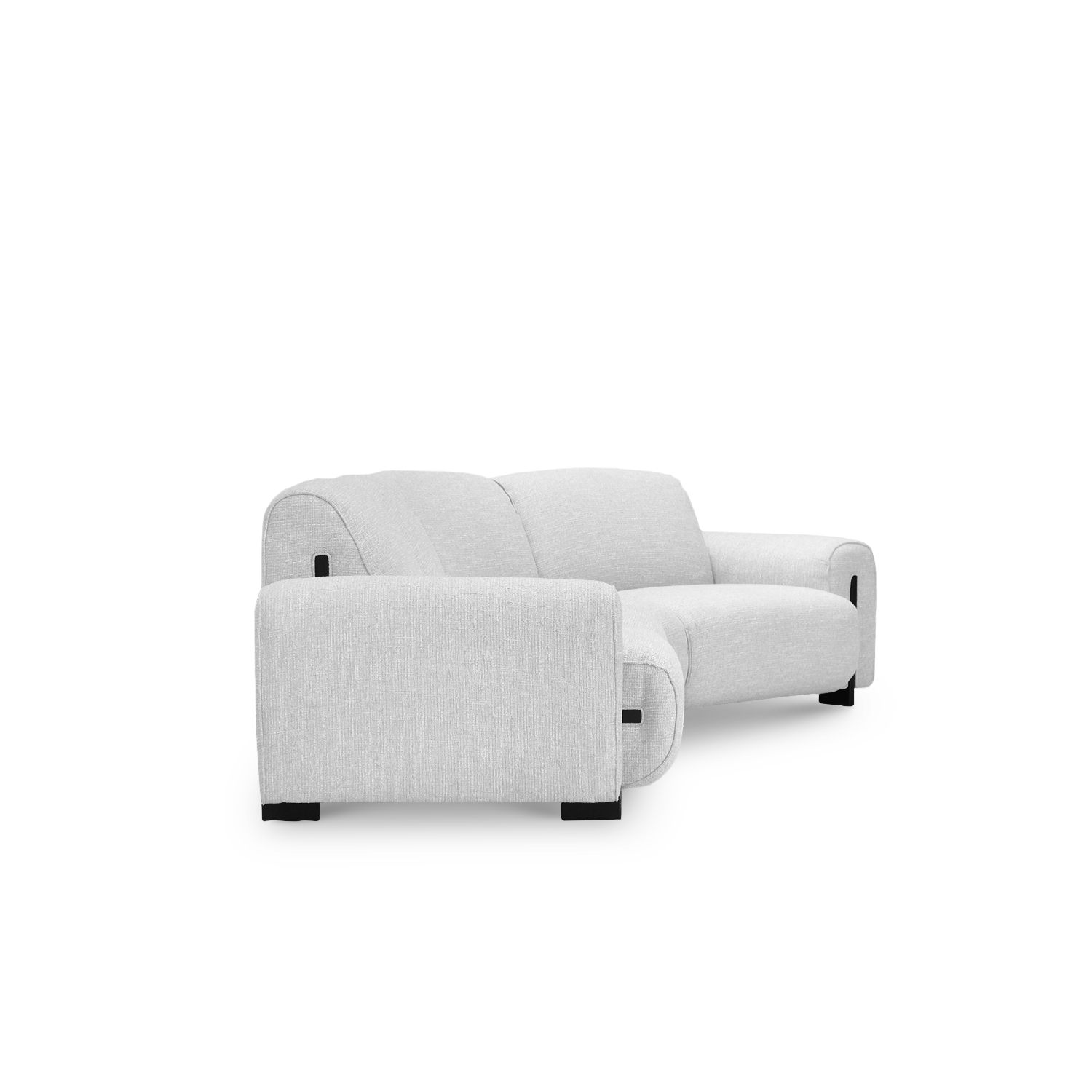 Clarice Cloud Grey Curve Sofa