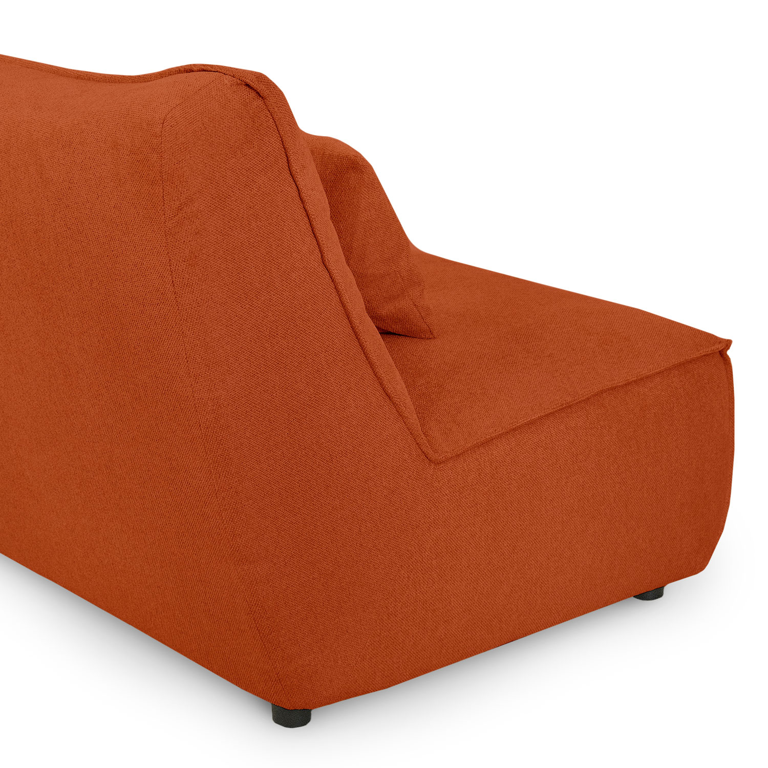 Daphne Umber Brown Modular Armless Sofa