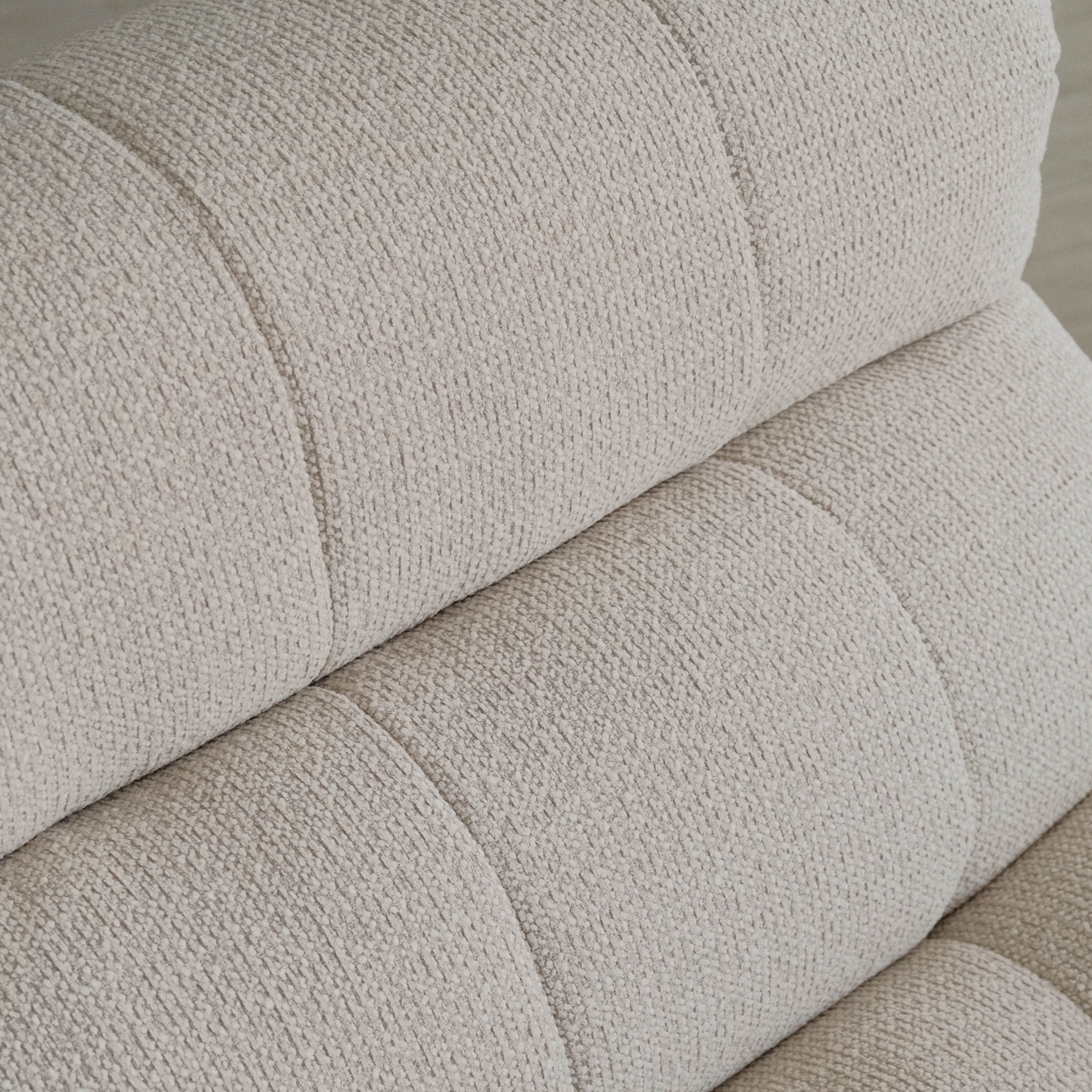 Sylvia Light Grey 1 Seater Sofa
