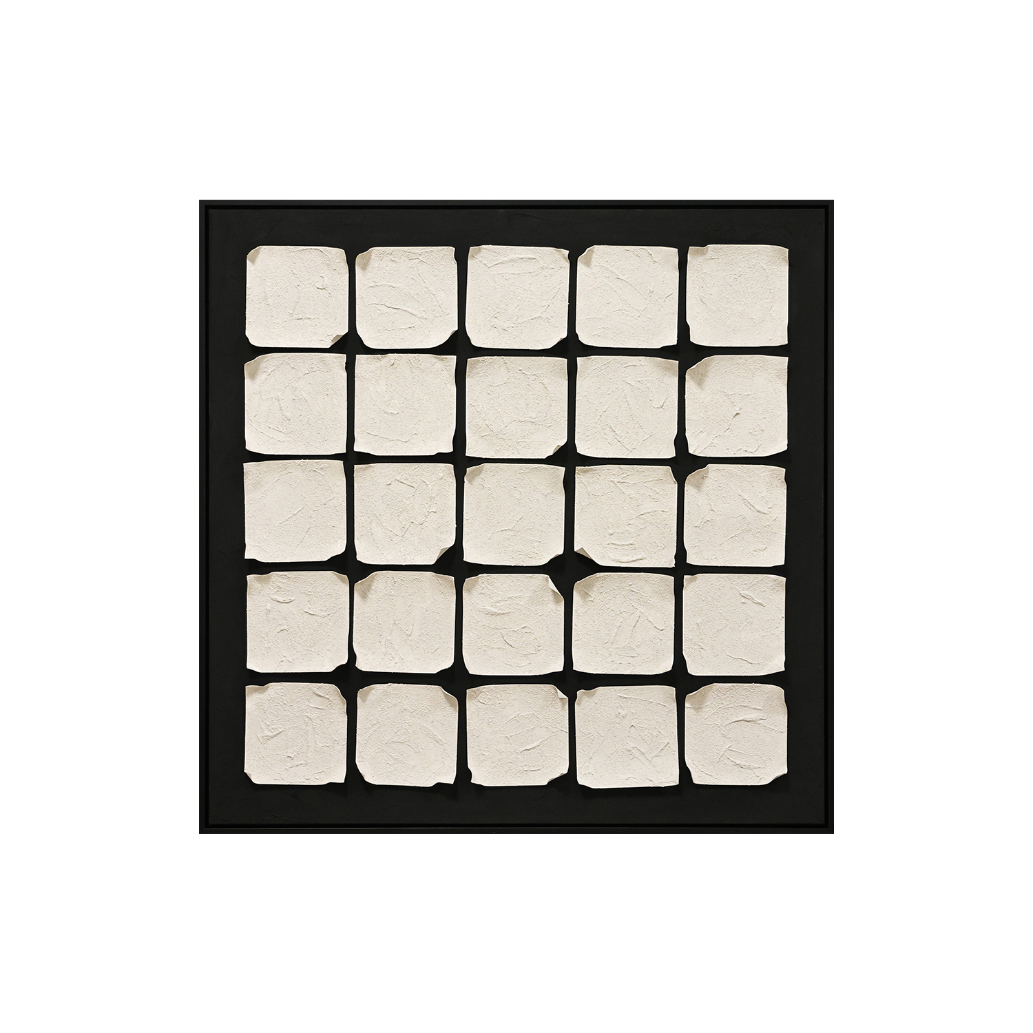 Framed Canvas 100x100cm Plaster - Rocker