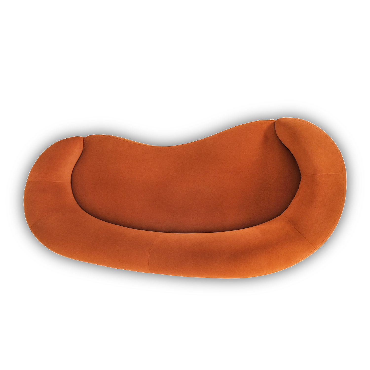 Desirée Umber Brown 3 Seater Sofa