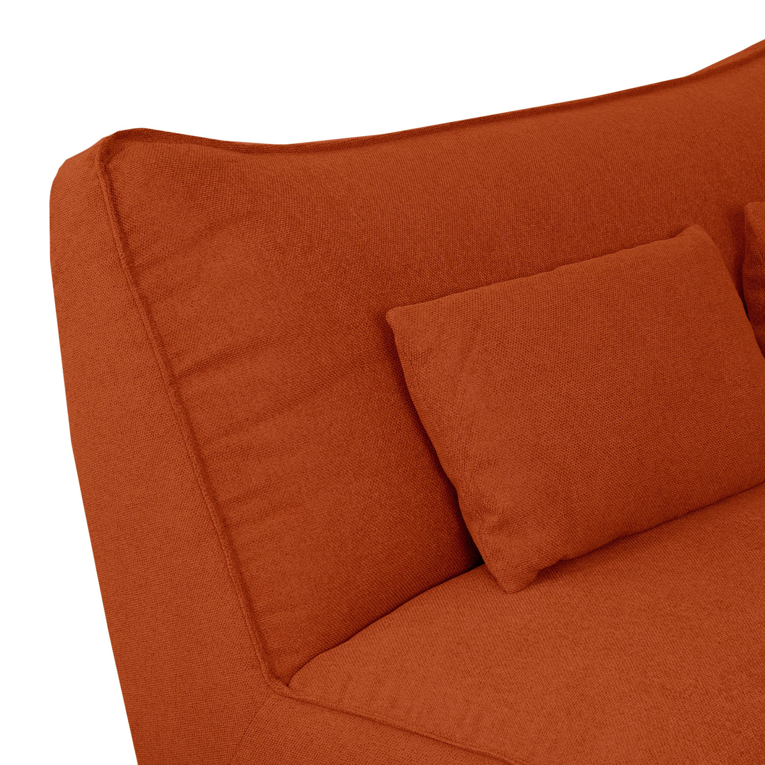 Daphne Umber Brown Modular Armless Sofa