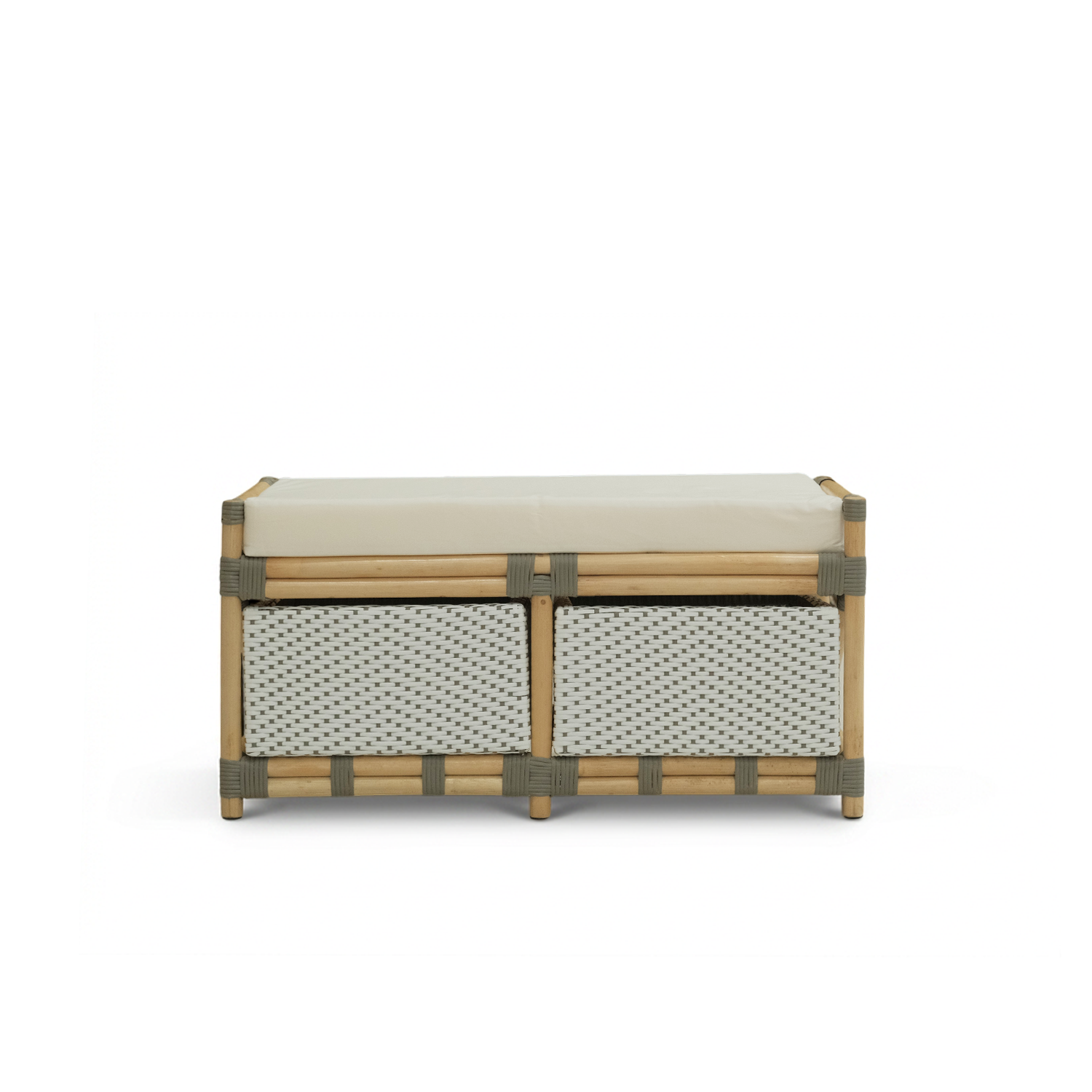 Timor Rattan Storage Bench