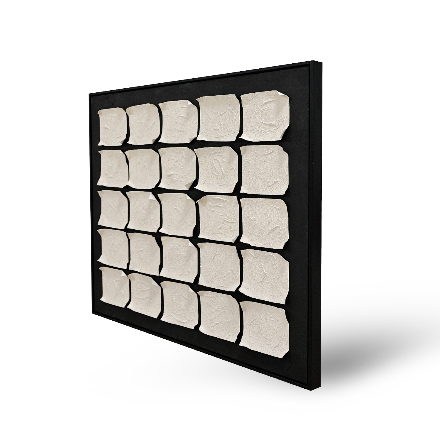 Framed Canvas 100x100cm Plaster - Rocker