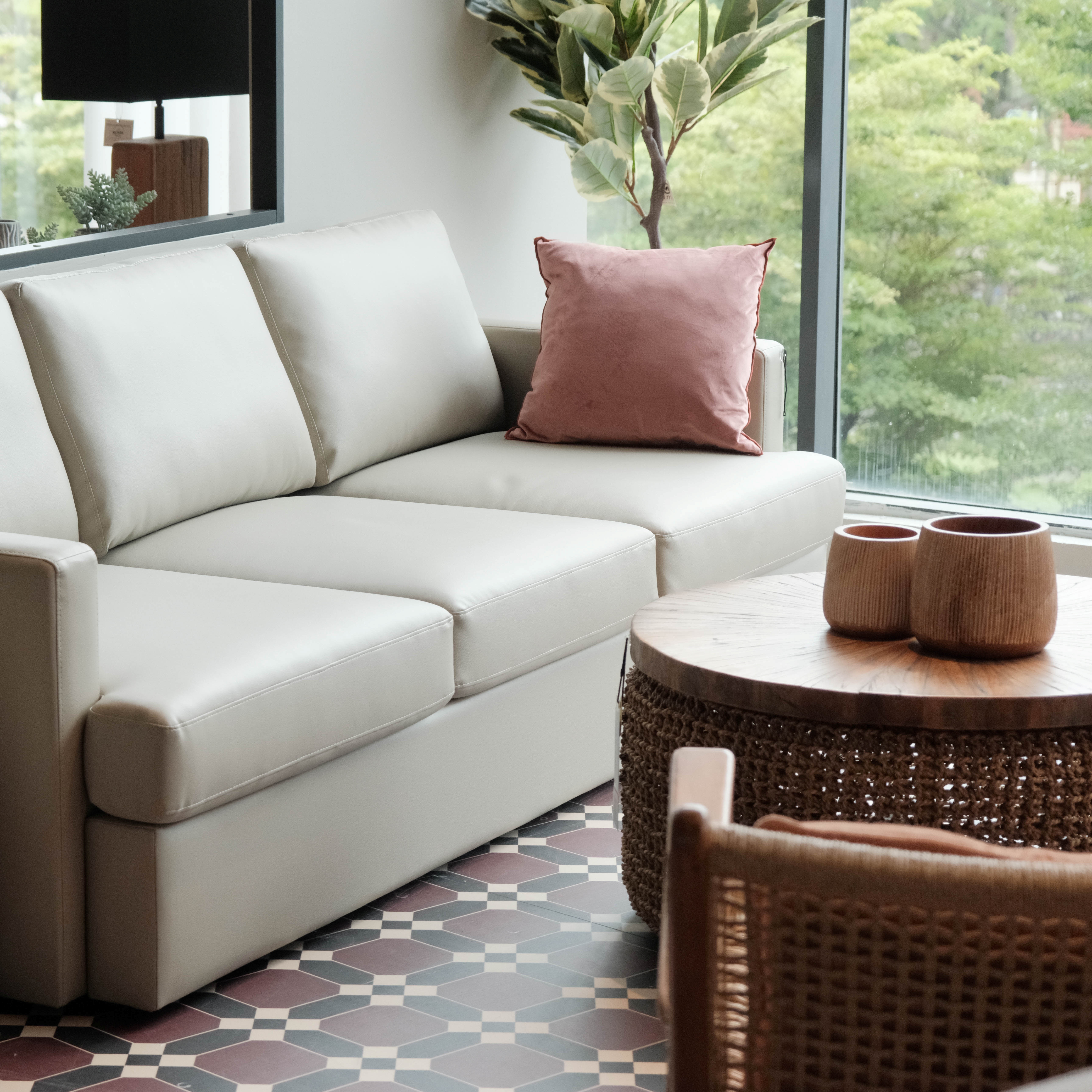 Archer Taupe 3 Seater Sofa