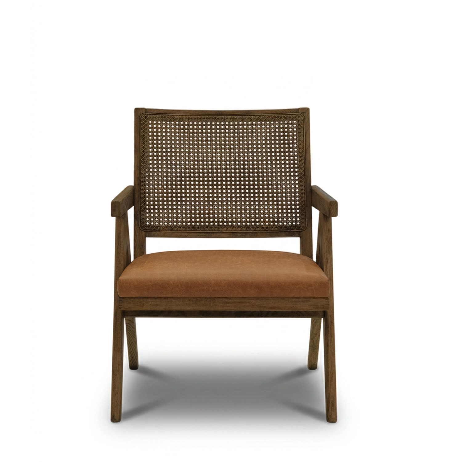 Lombok Rustic Wicker Brown Lounge Chair