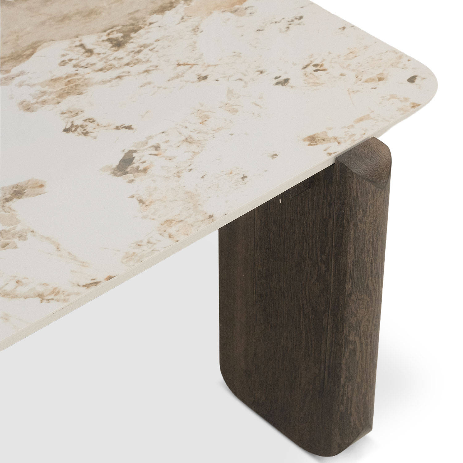 Juno Ceramic White Rectangular Coffee Table