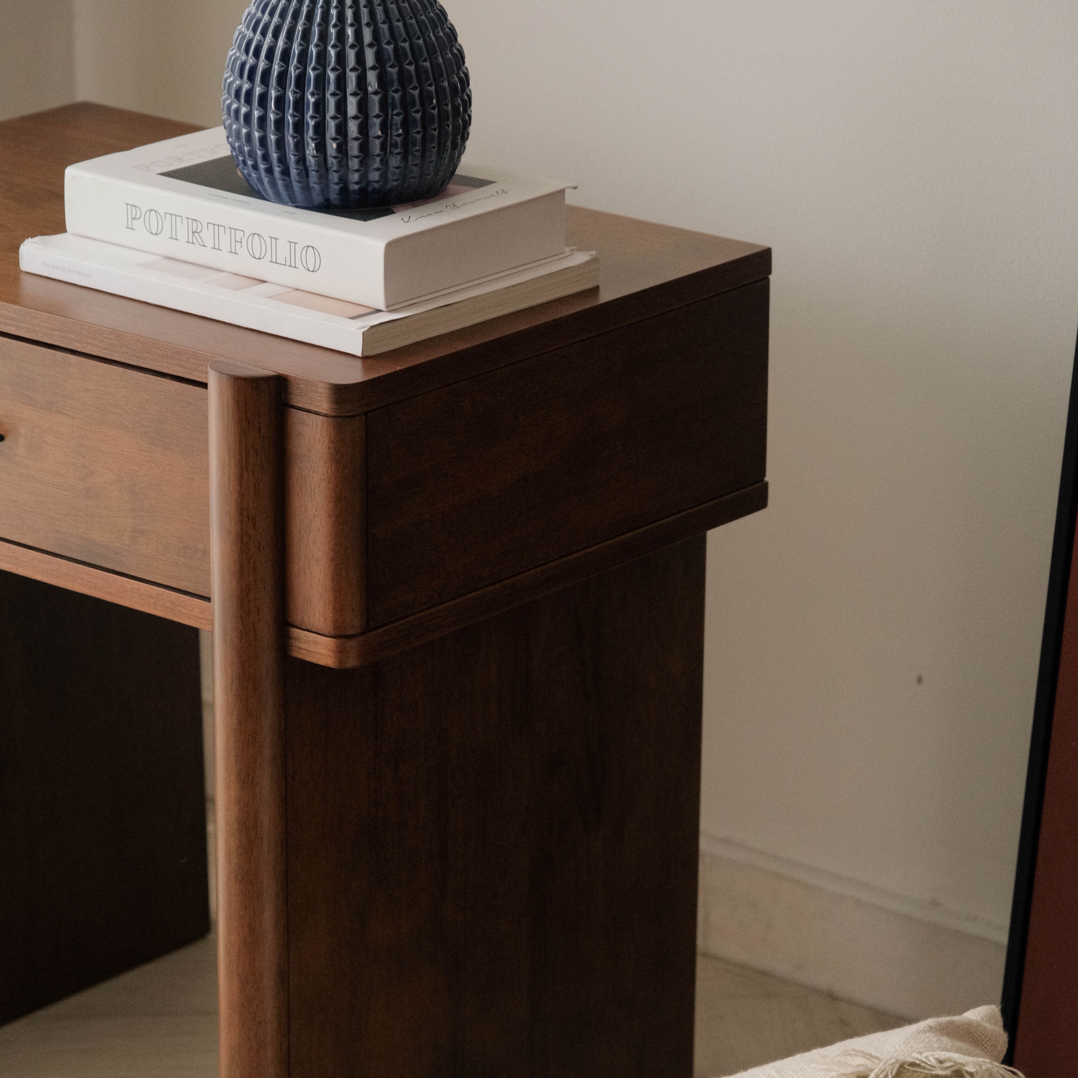 Oliver Walnut Side Table