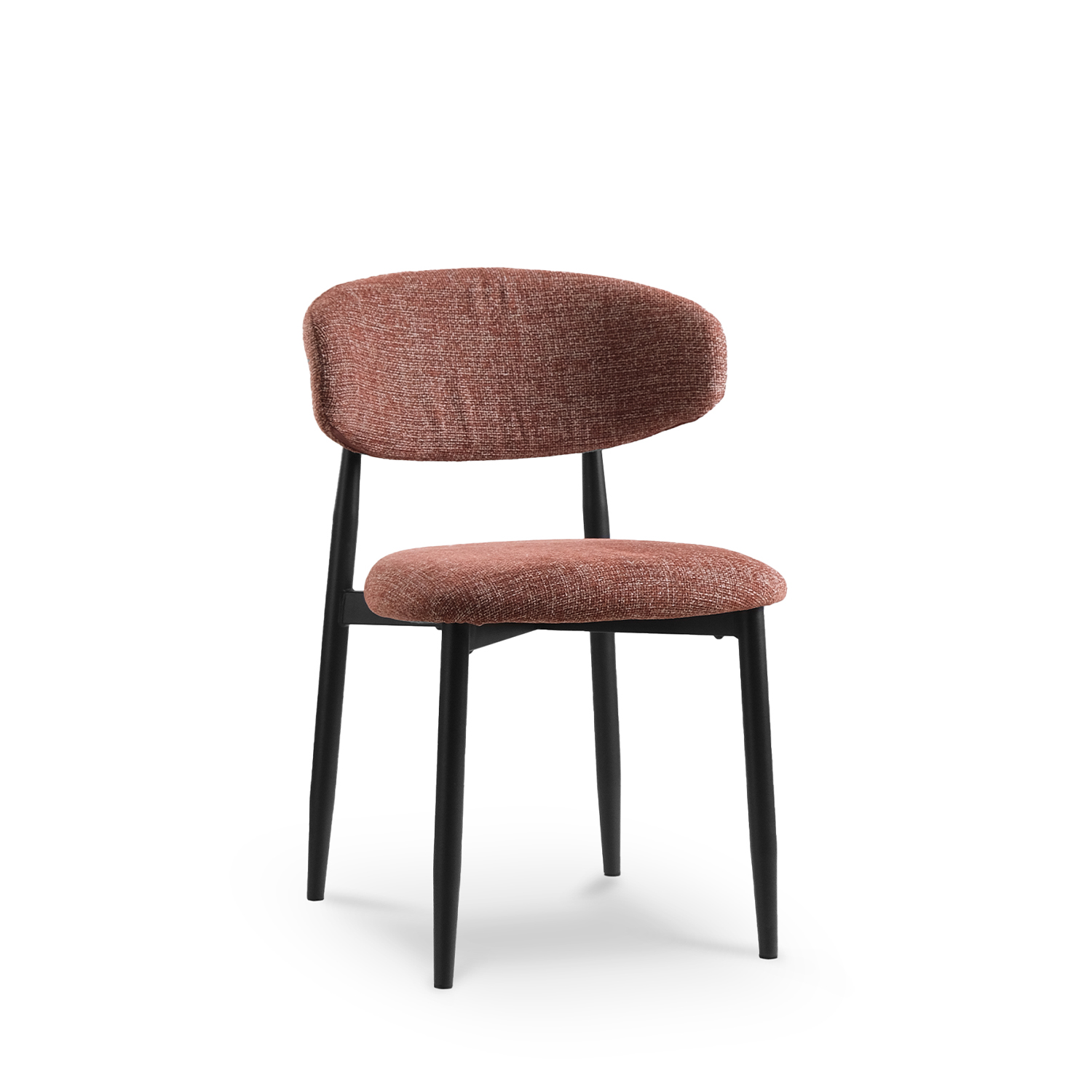 Bliss Ebony Dining Chair Sunset Red