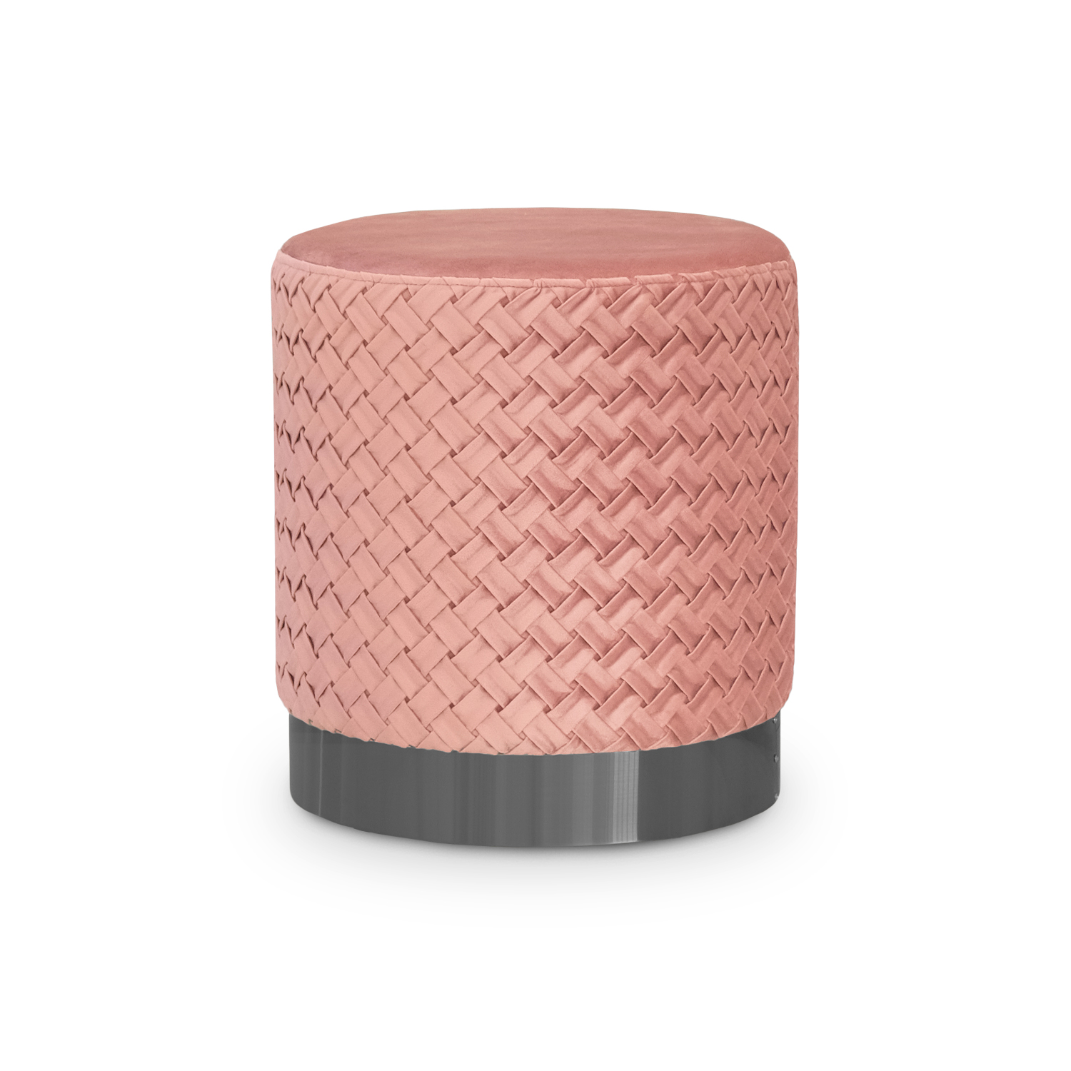 Reana Weave Dining Stool Coral