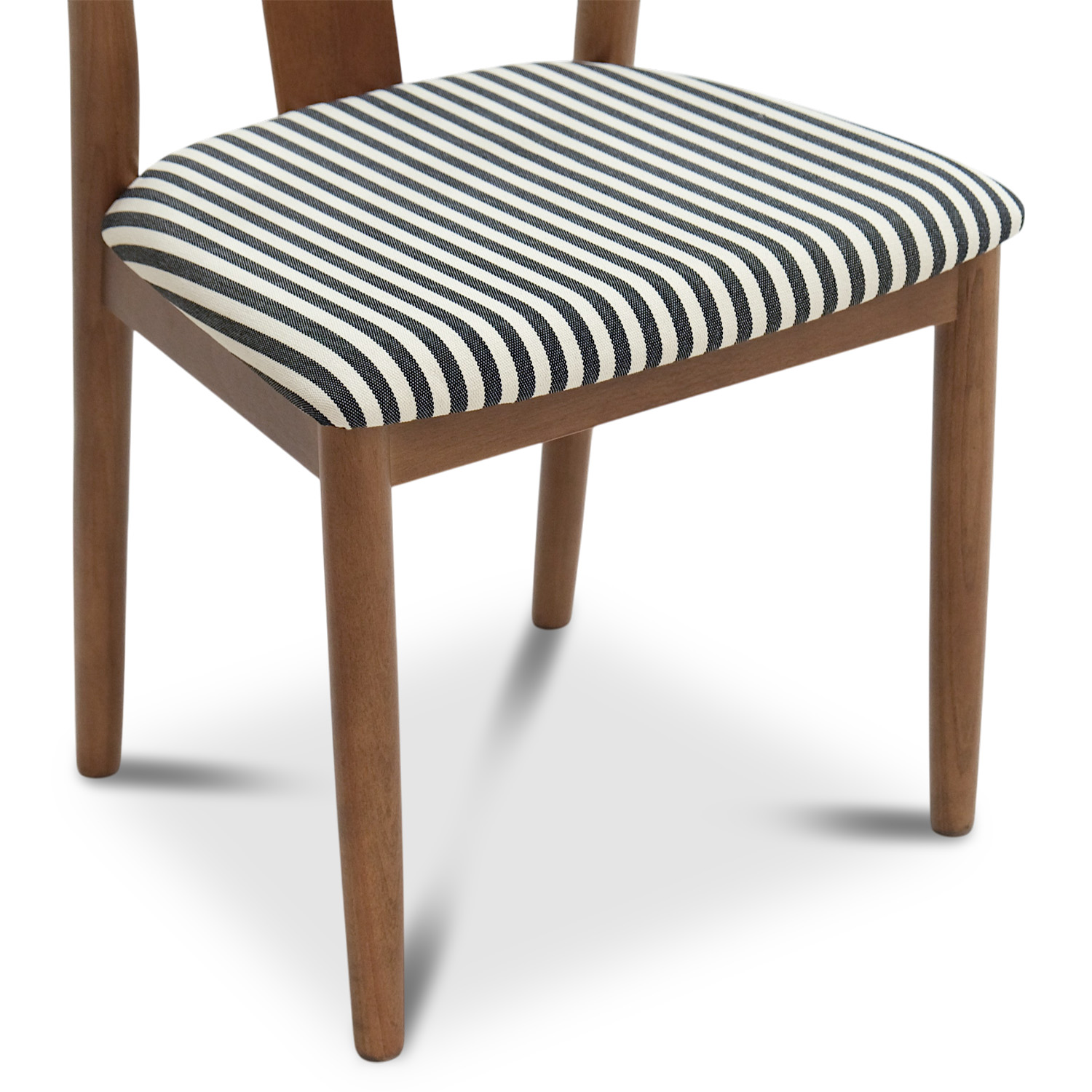 Ming Vintage Brown Chair Stripes