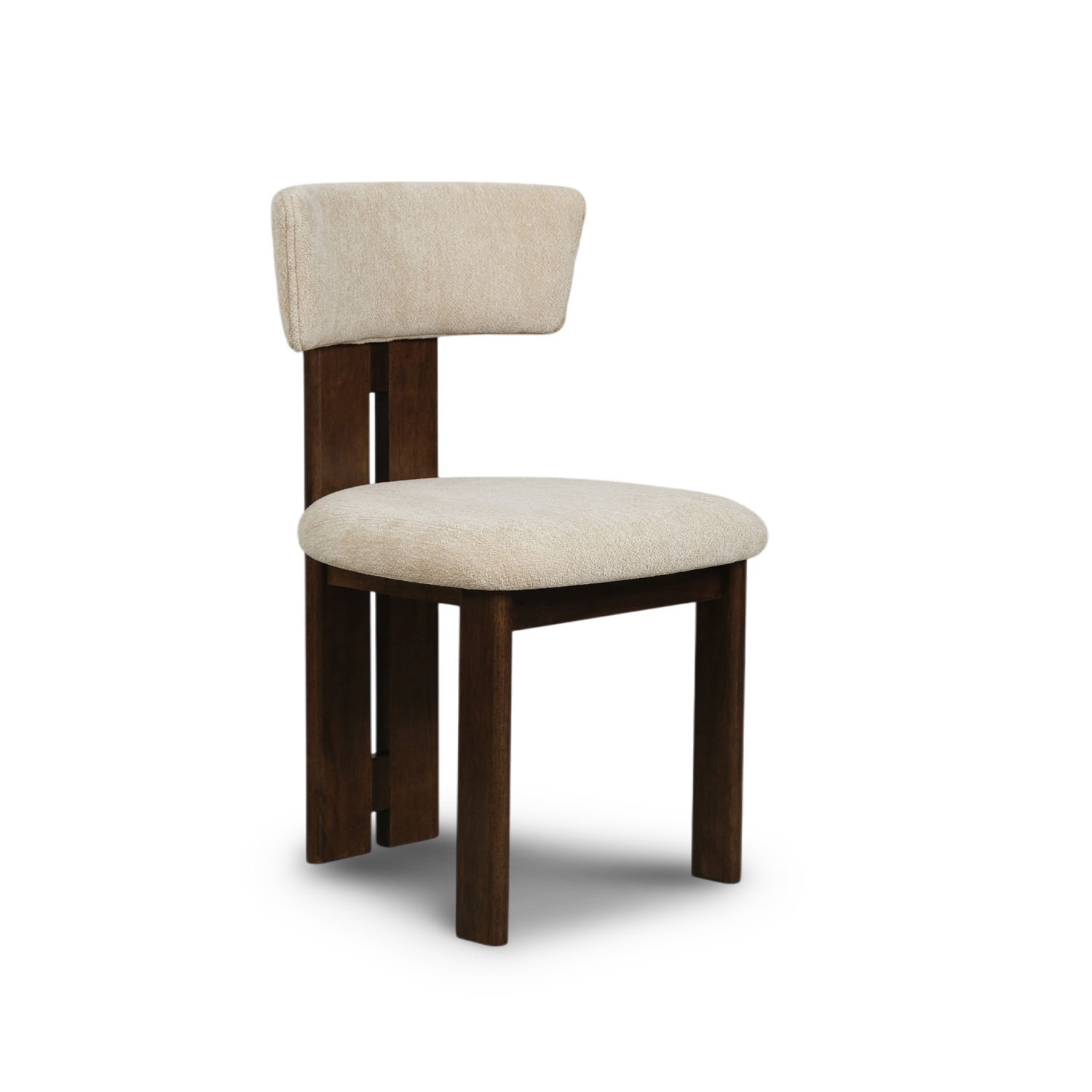 Monte Cedar Brown Dining Chair - Light Beige