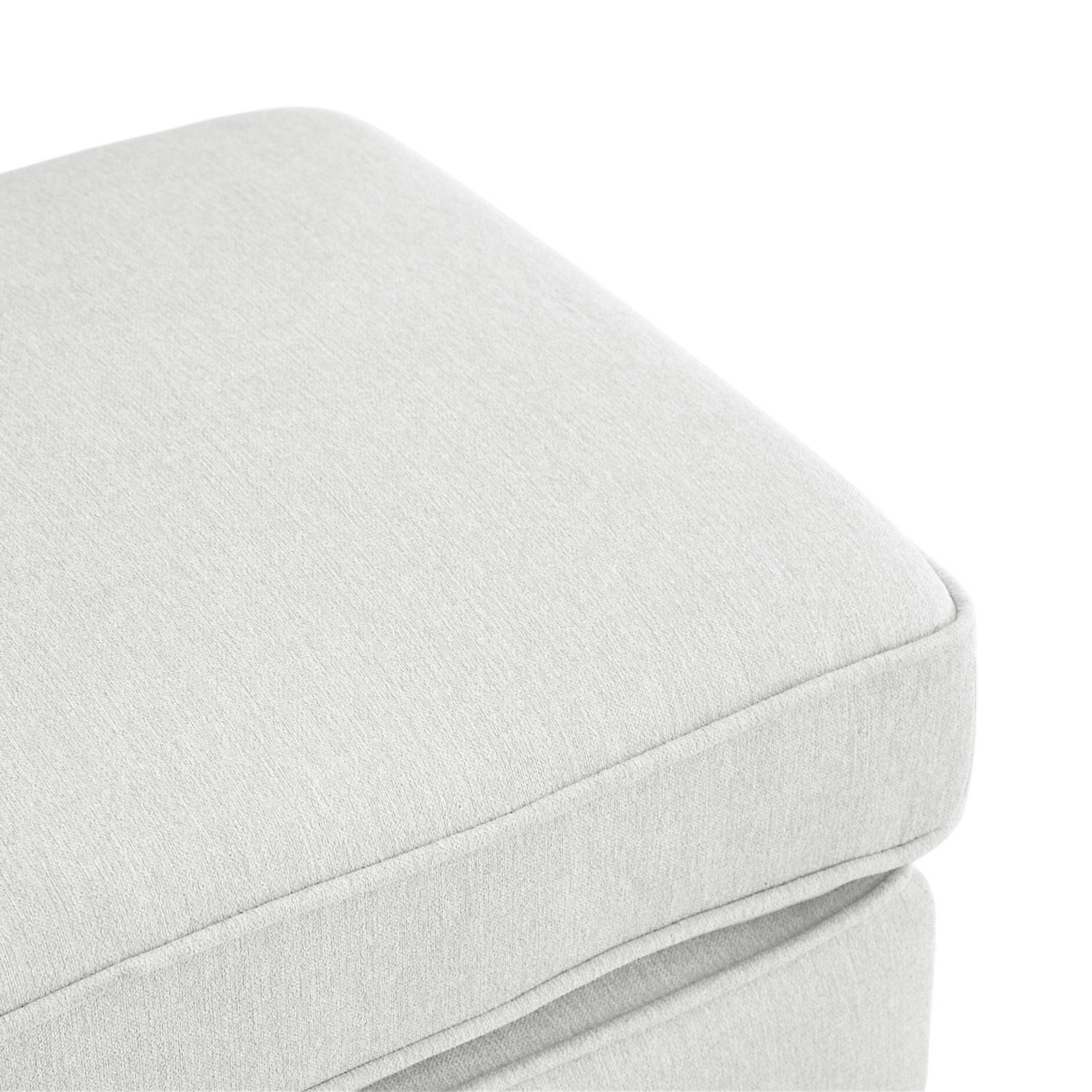 Flynn Light Grey Footstool