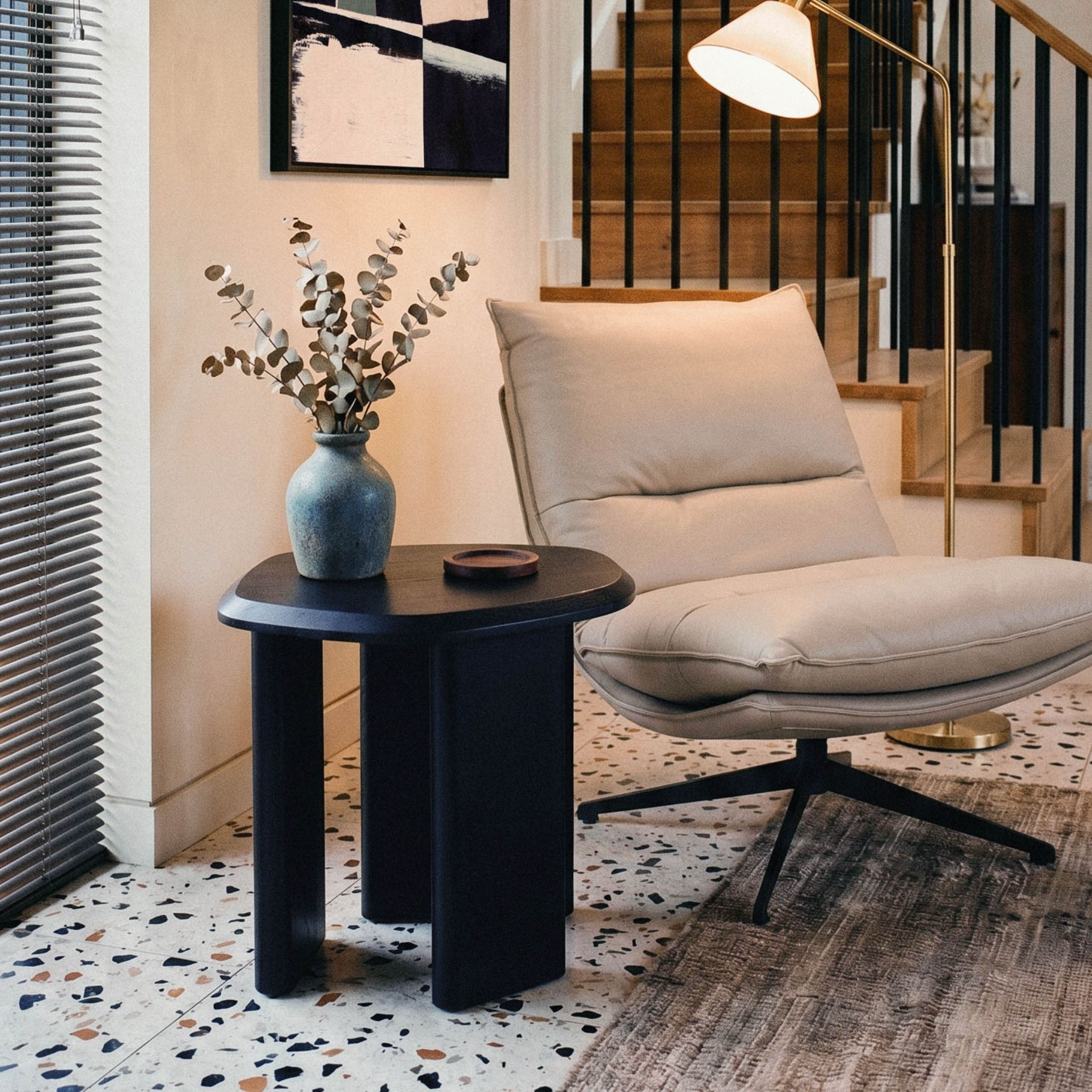 Miranda Ebony Side Table