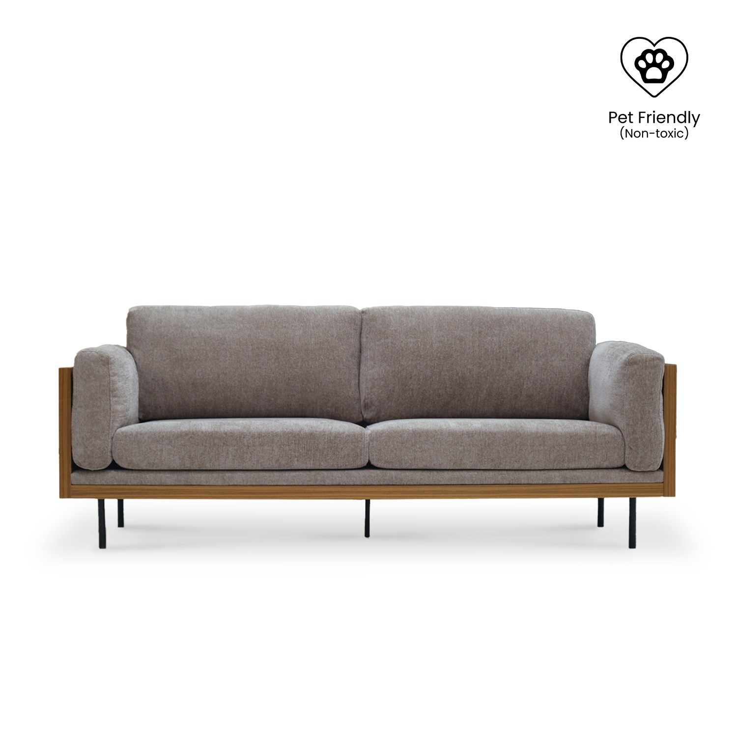 Matthias Sand Beige 3 Seater Sofa