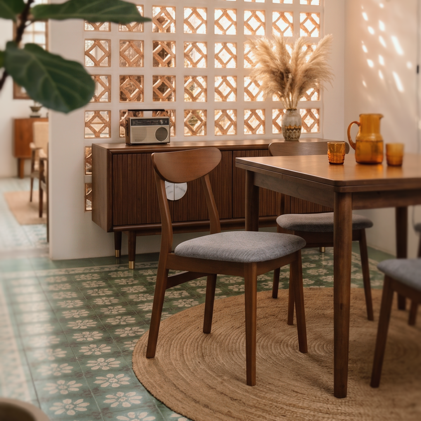Caspian Dining Chair Cedar Brown