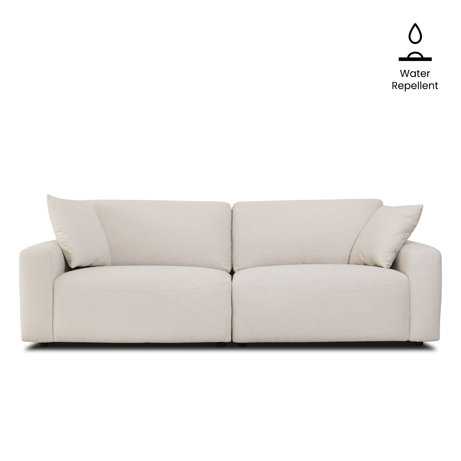 Leif Oatmeal 4 Seater Sofa