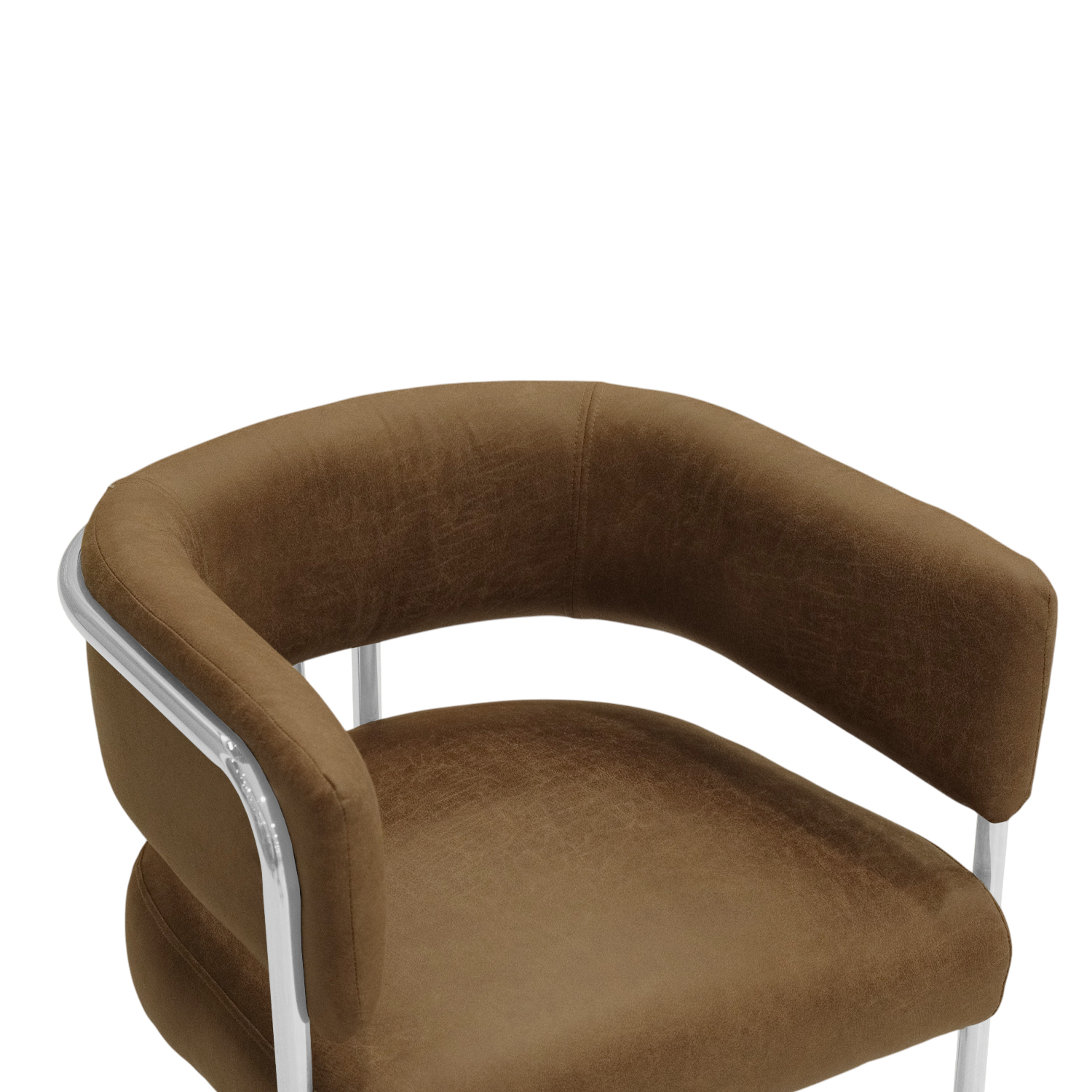 Juliet Mid Century Vintage Toffee Dining Chair