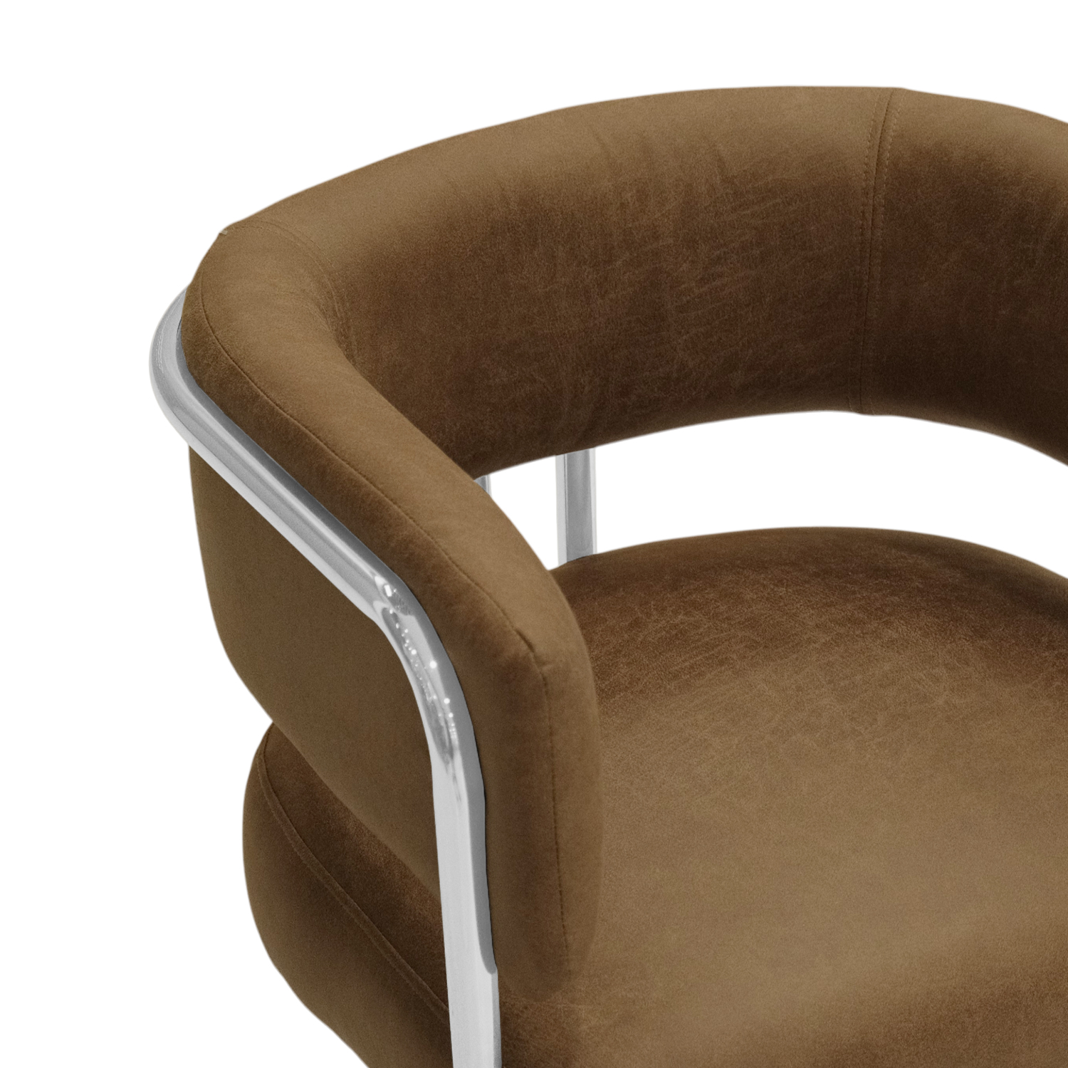 Juliet Mid Century Vintage Toffee Dining Chair