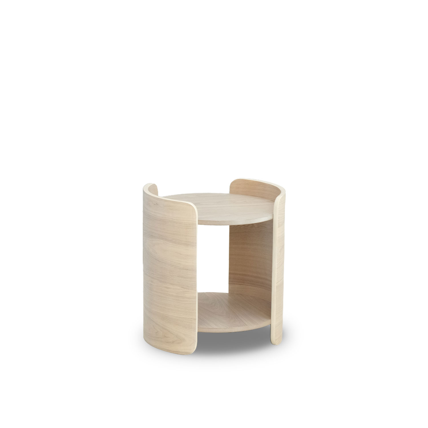 Tobi White Oak Side Table
