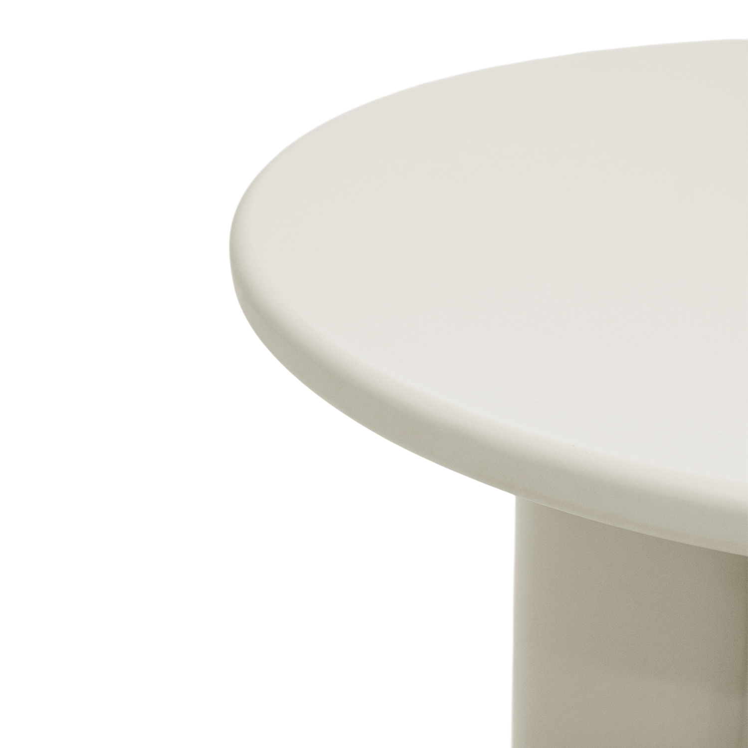 Olaria Cream Round Side Table