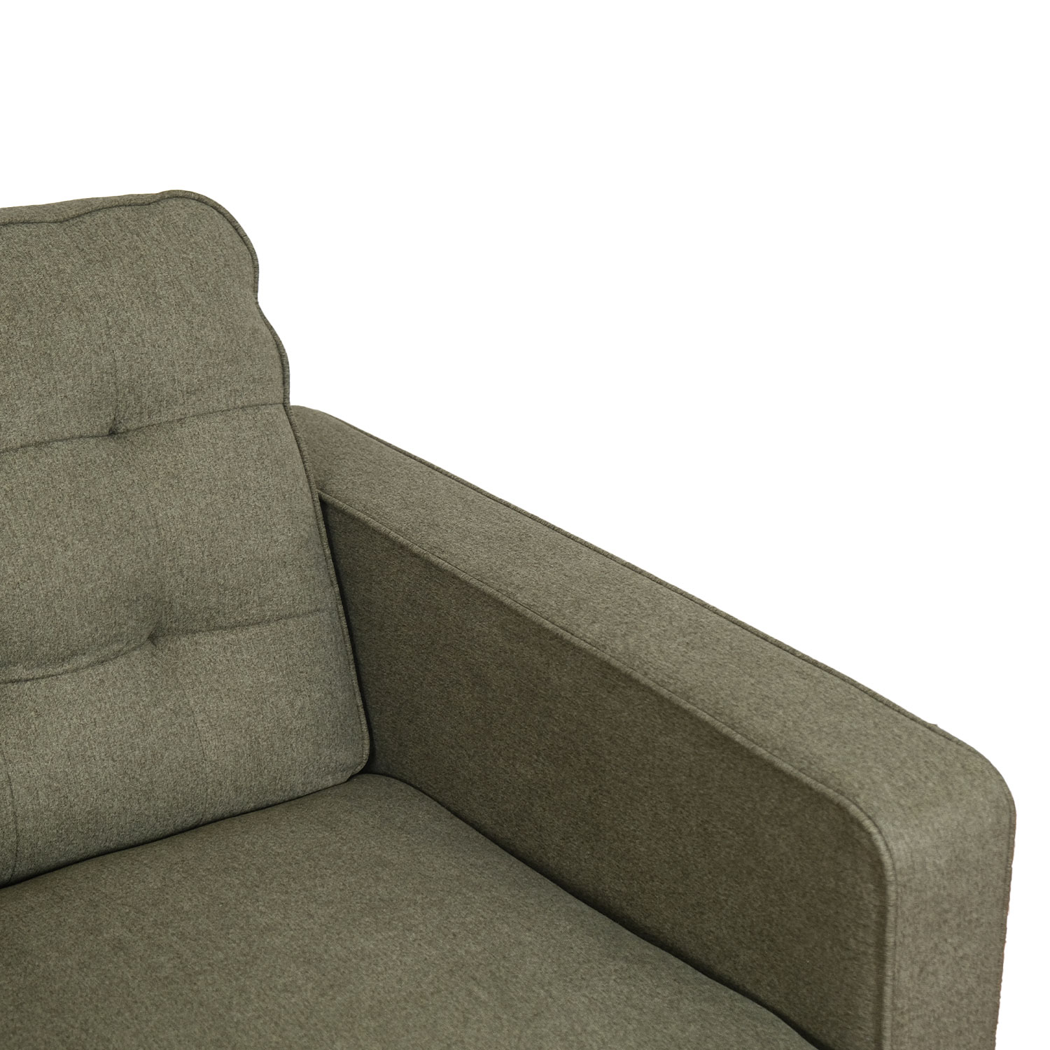 Jane Retro Green Mid-Century 1 Seater Sofa