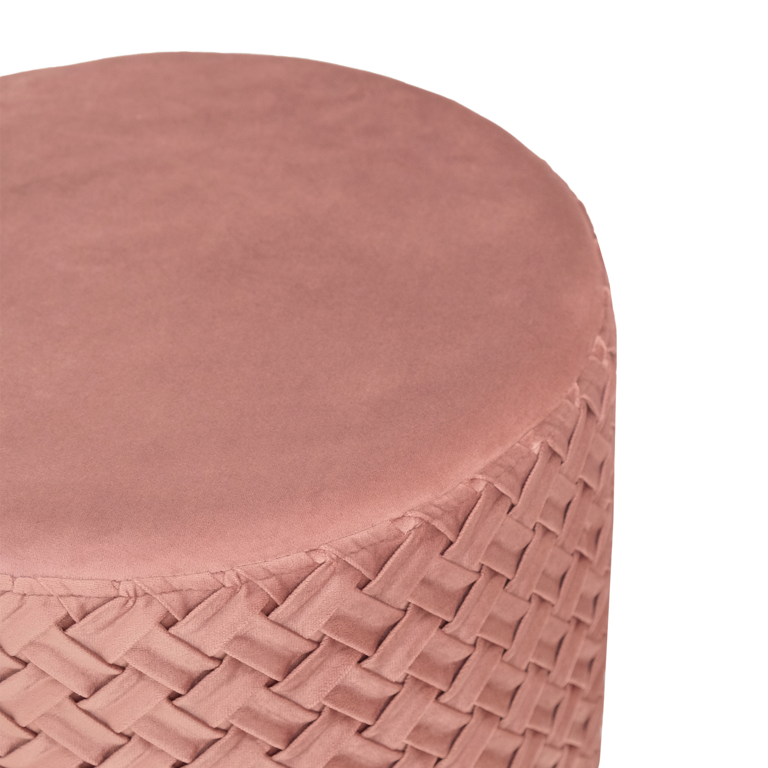 Reana Weave Dining Stool Coral