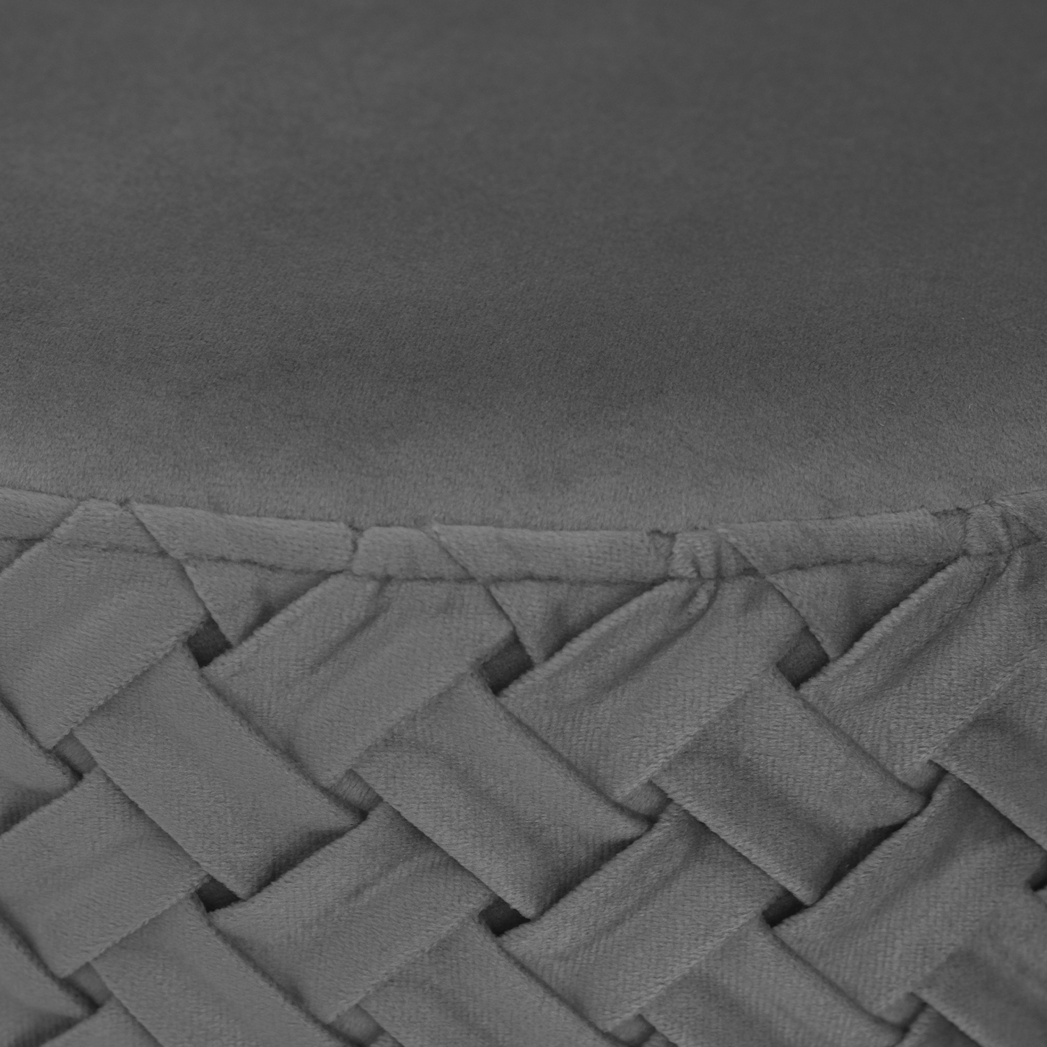 Reana Weave Dining Stool Pebble Grey