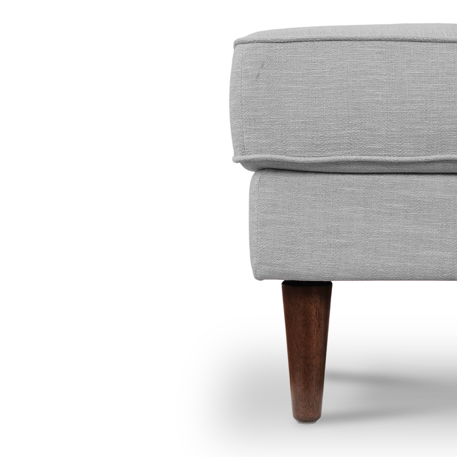 Jane Mist Grey Ottoman