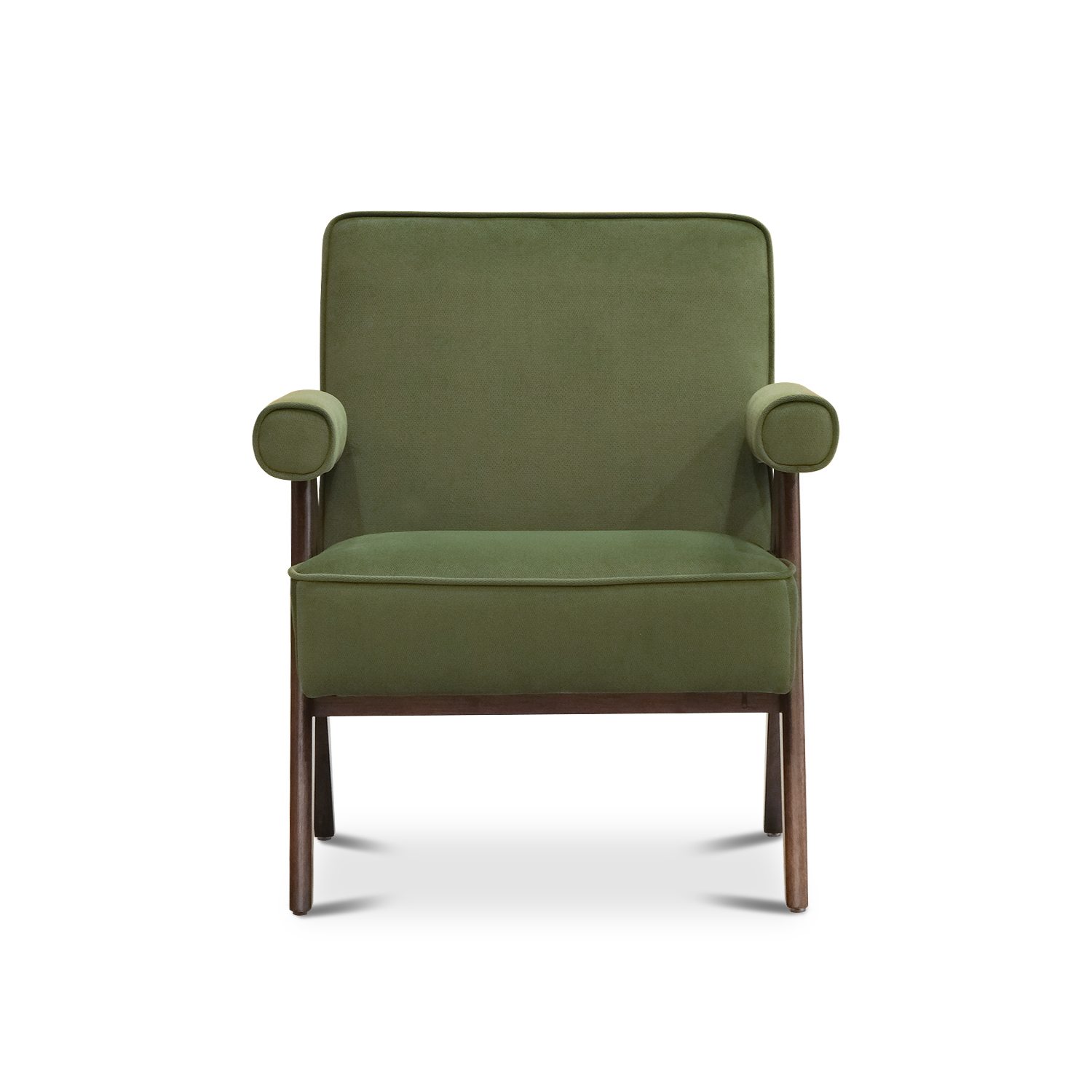 Joelle Retro Green Lounge Chair