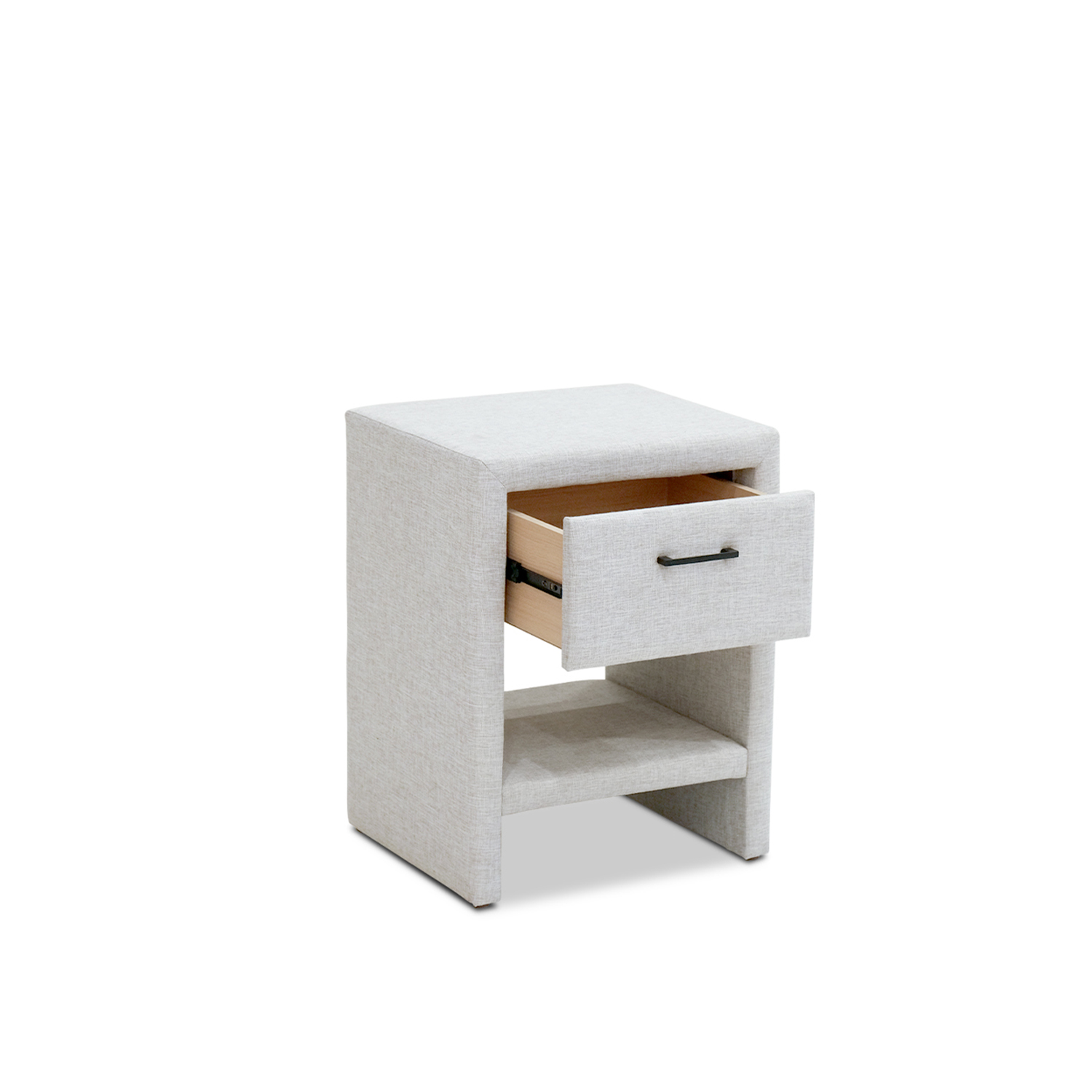 Lillian Oatmeal Bedside Table