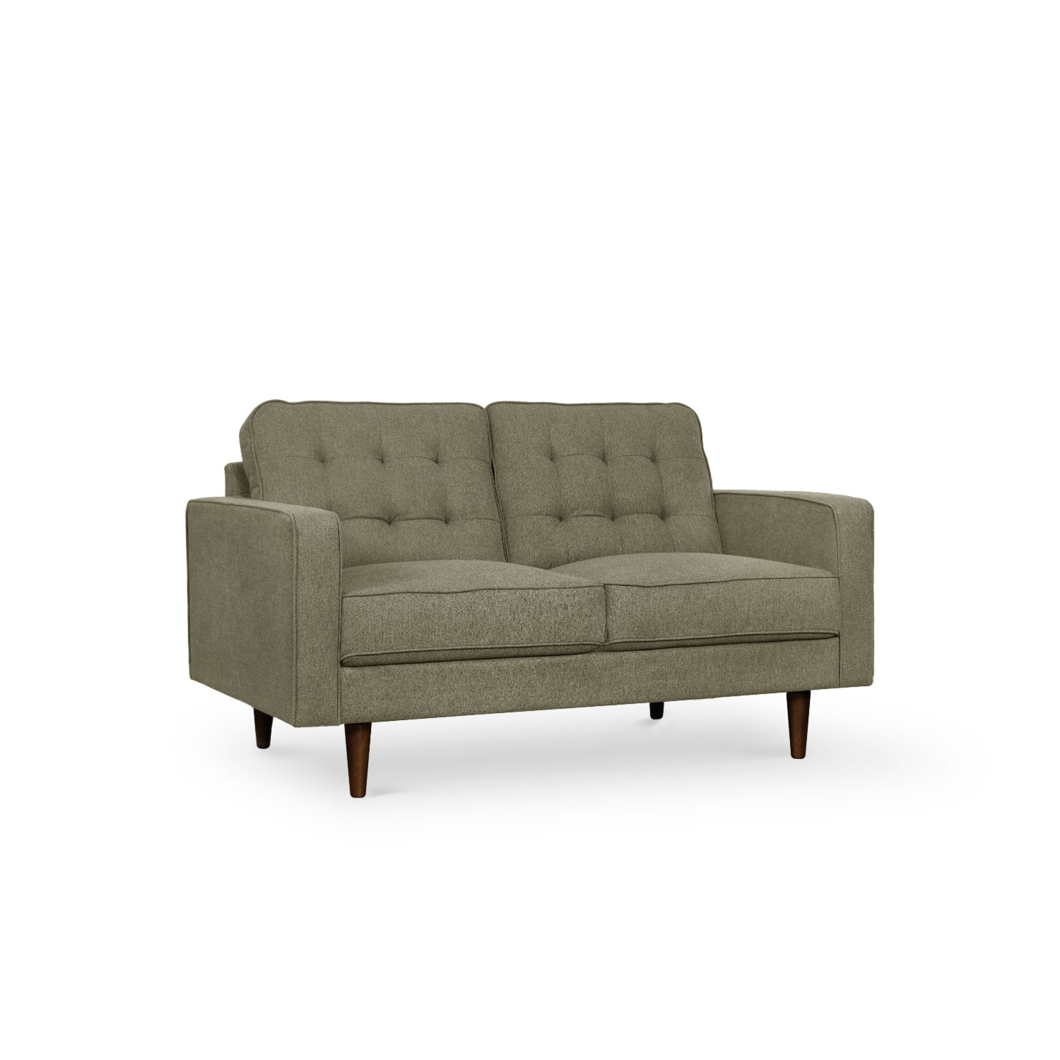 Jane Retro Green Mid-Century 2 Seater Sofa