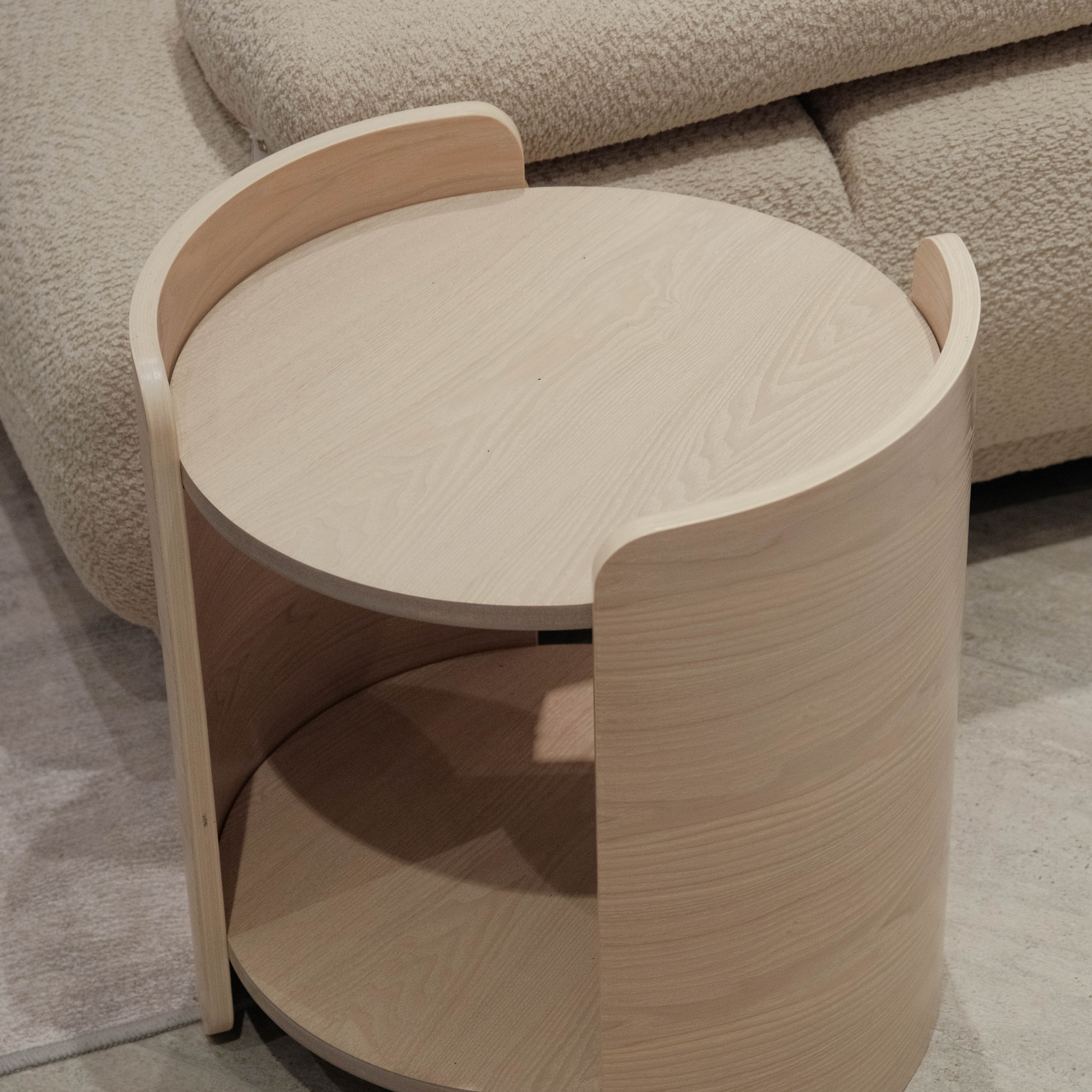 Tobi White Oak Side Table