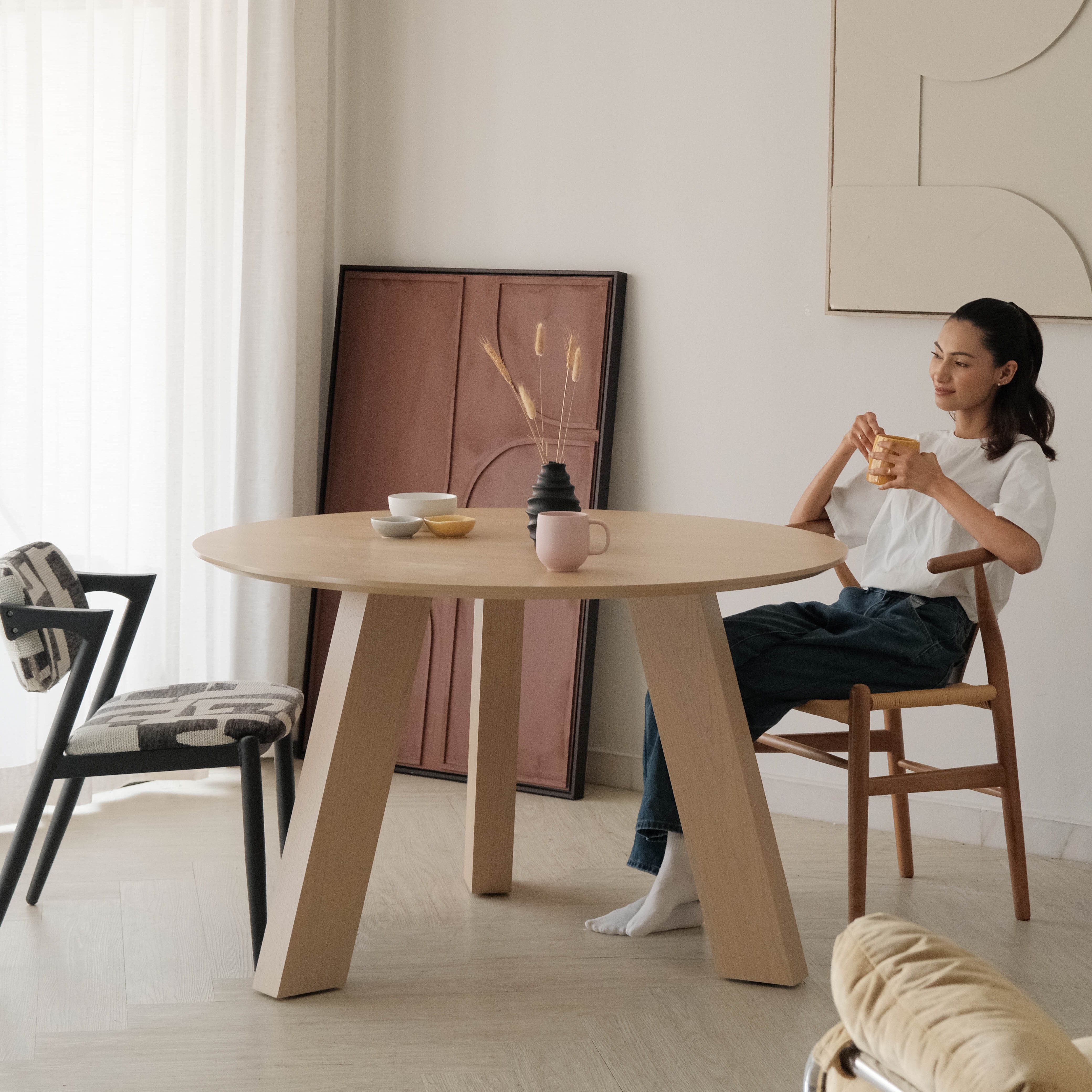 Thomas Natural Round Table 120cm