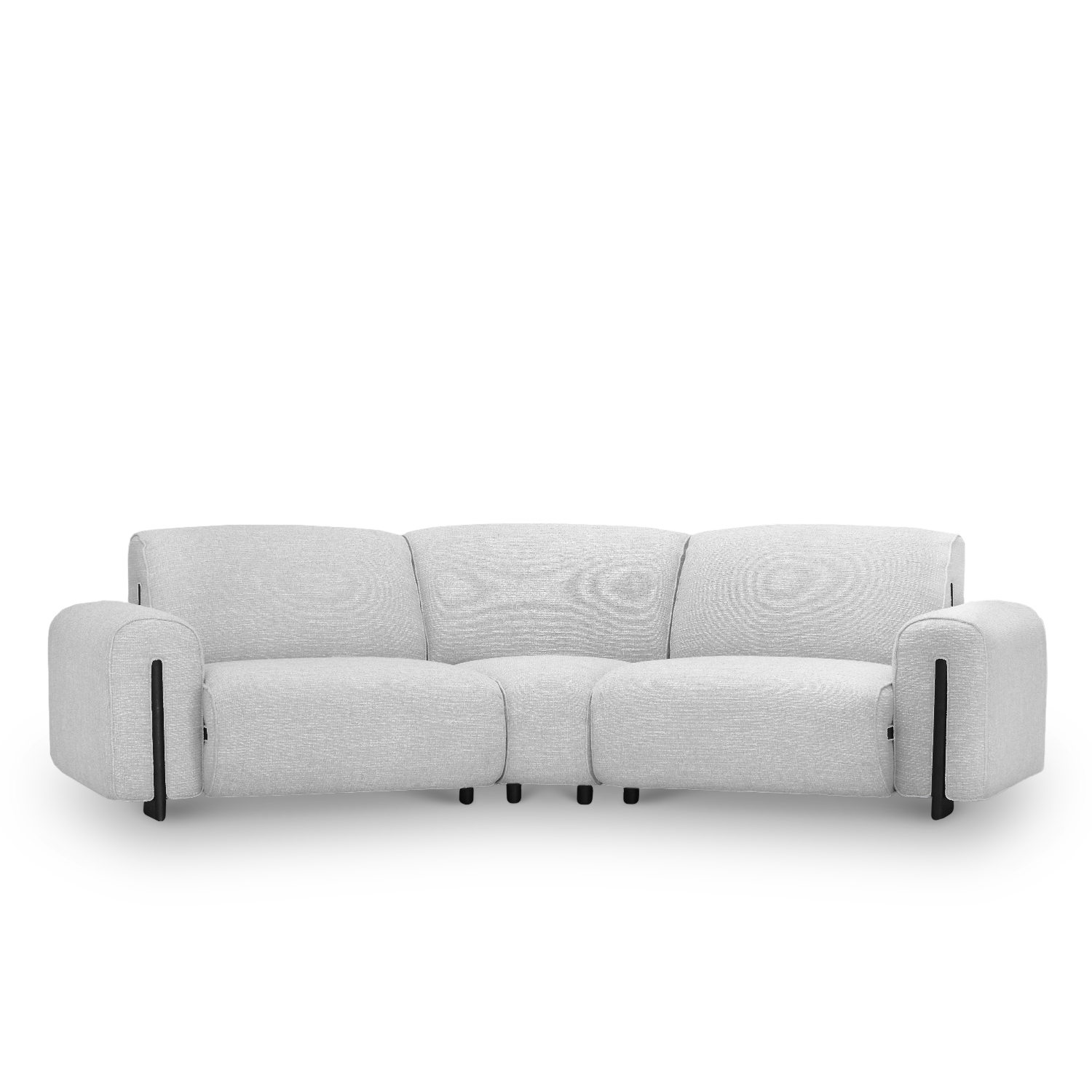 Clarice Cloud Grey Petite Curve Sofa