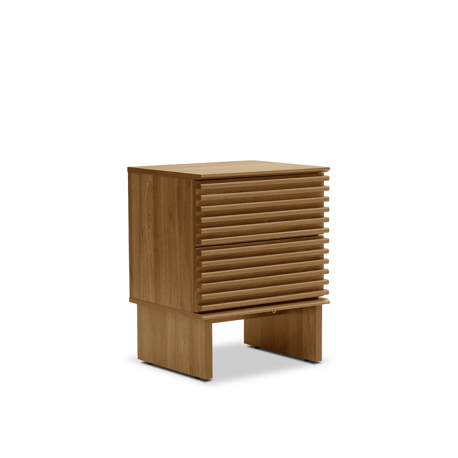 Linear Summer Oak Side Table