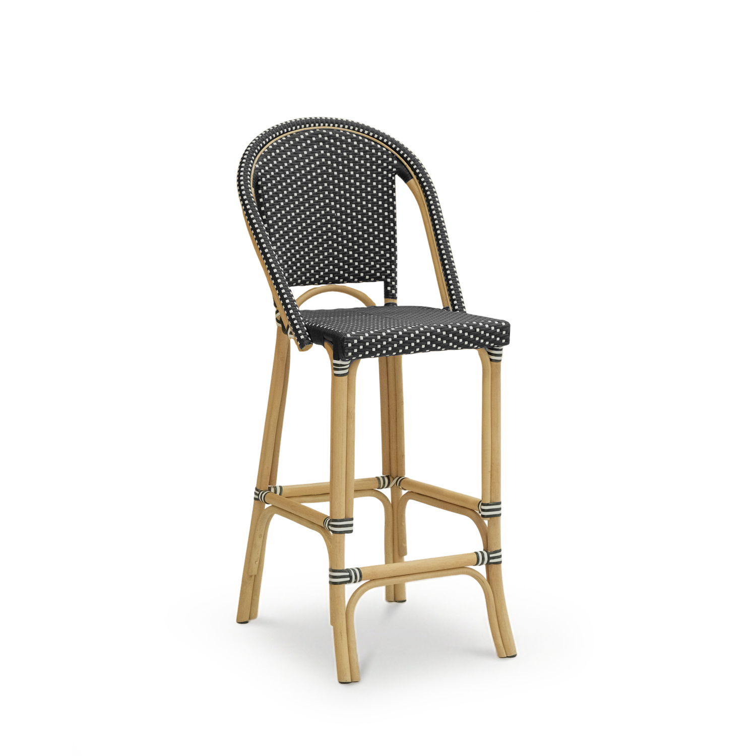 Timor Rattan Counter Stool Ebony