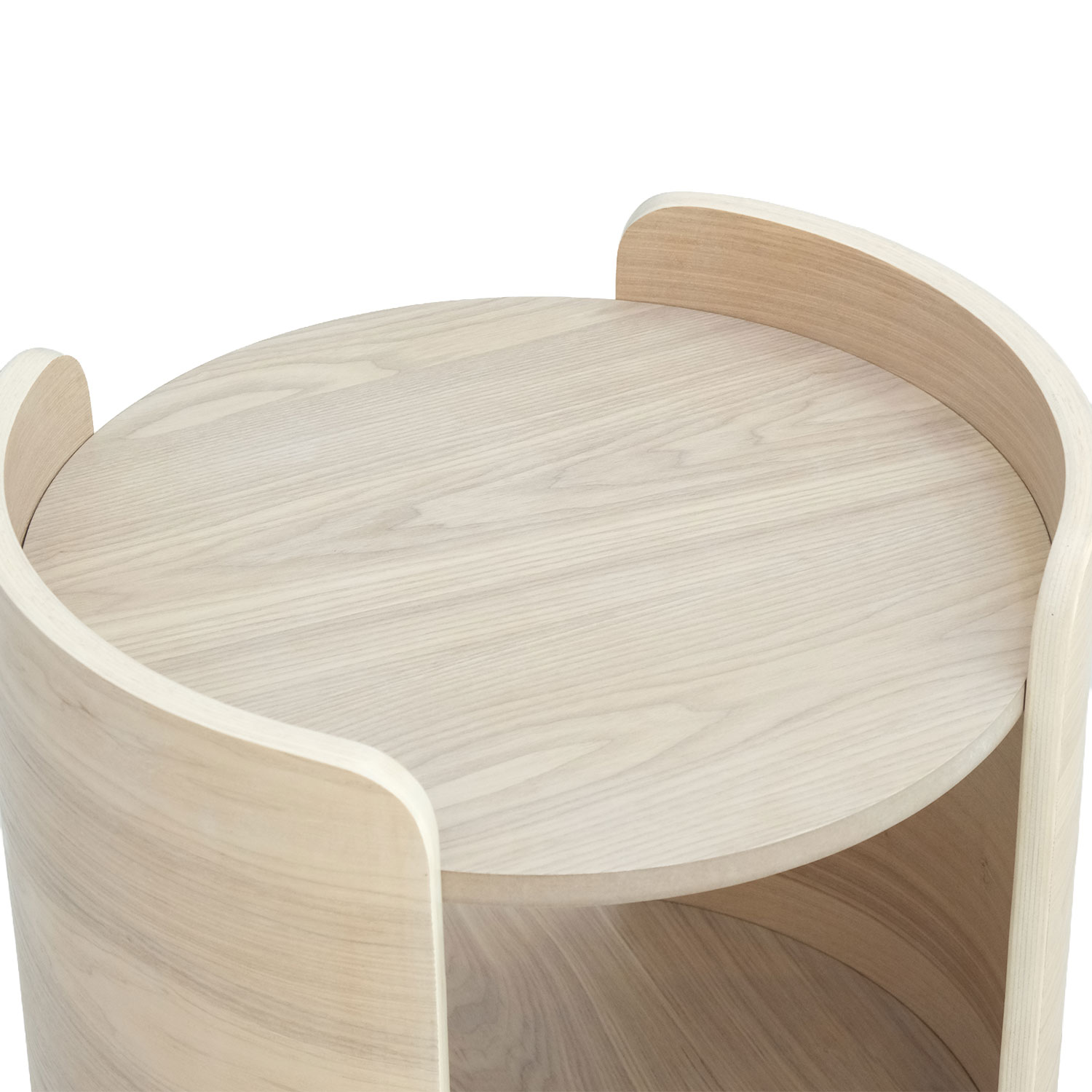 Tobi White Oak Side Table