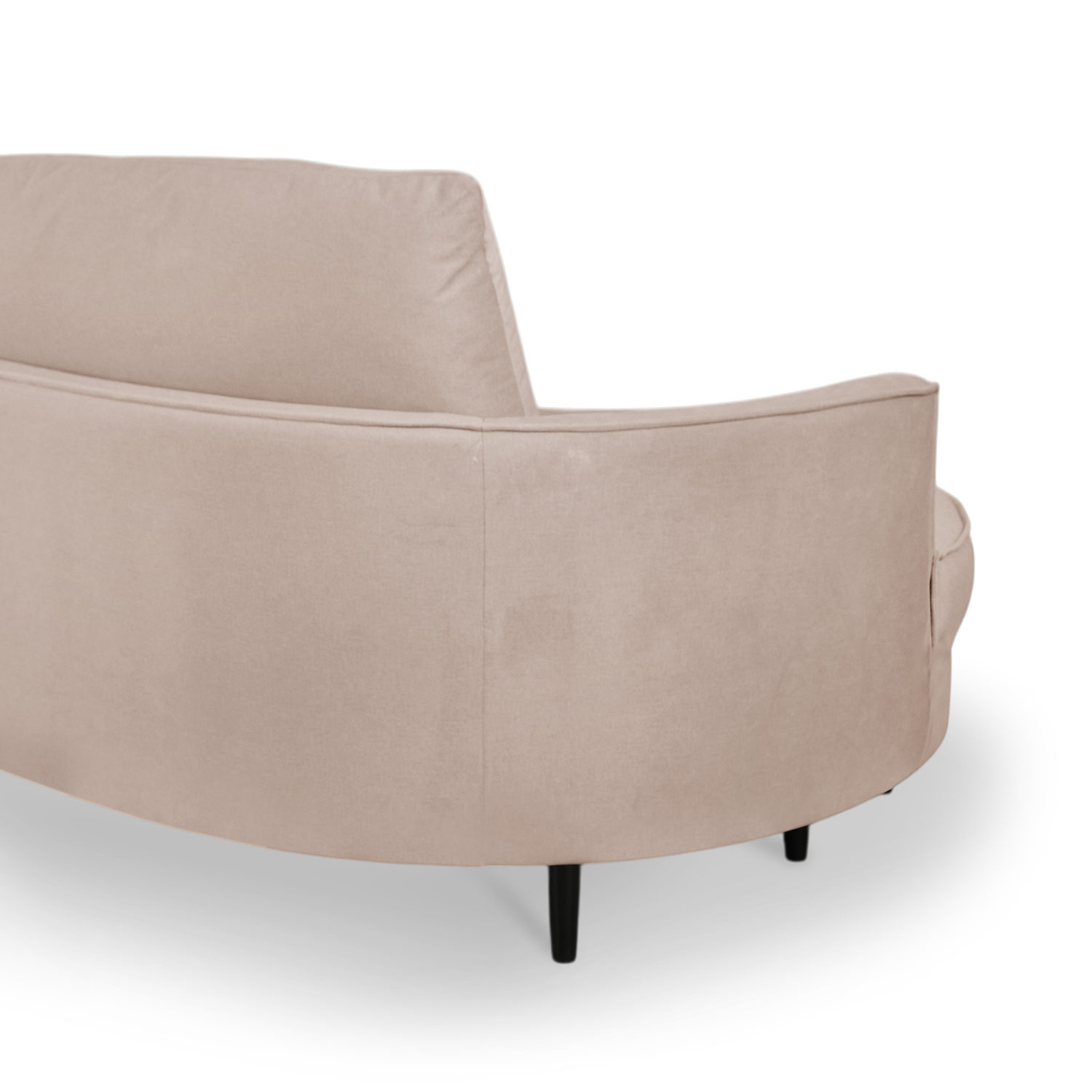 Sabrina Sand Beige Curve Chaise Right Sectional Sofa