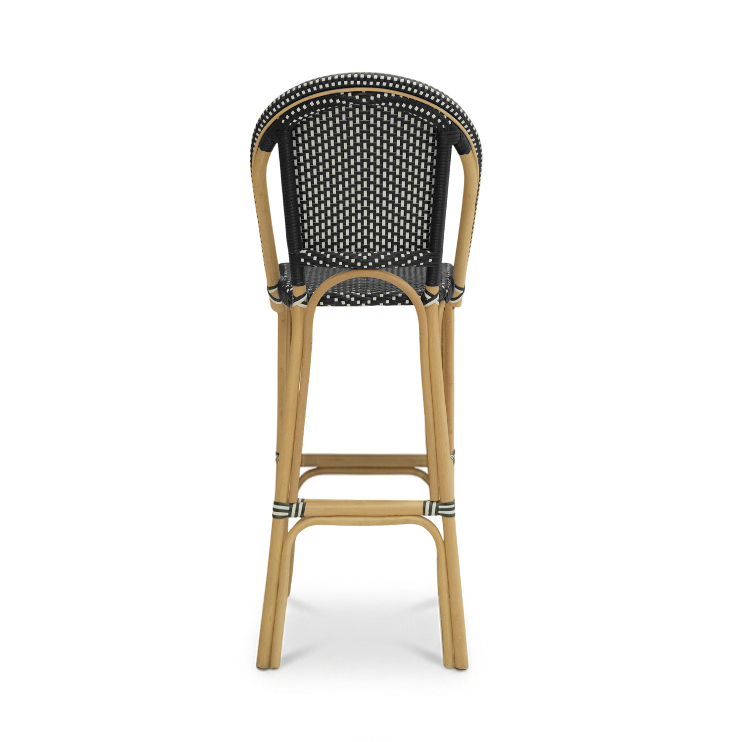 Timor Rattan Bar Stool Ebony