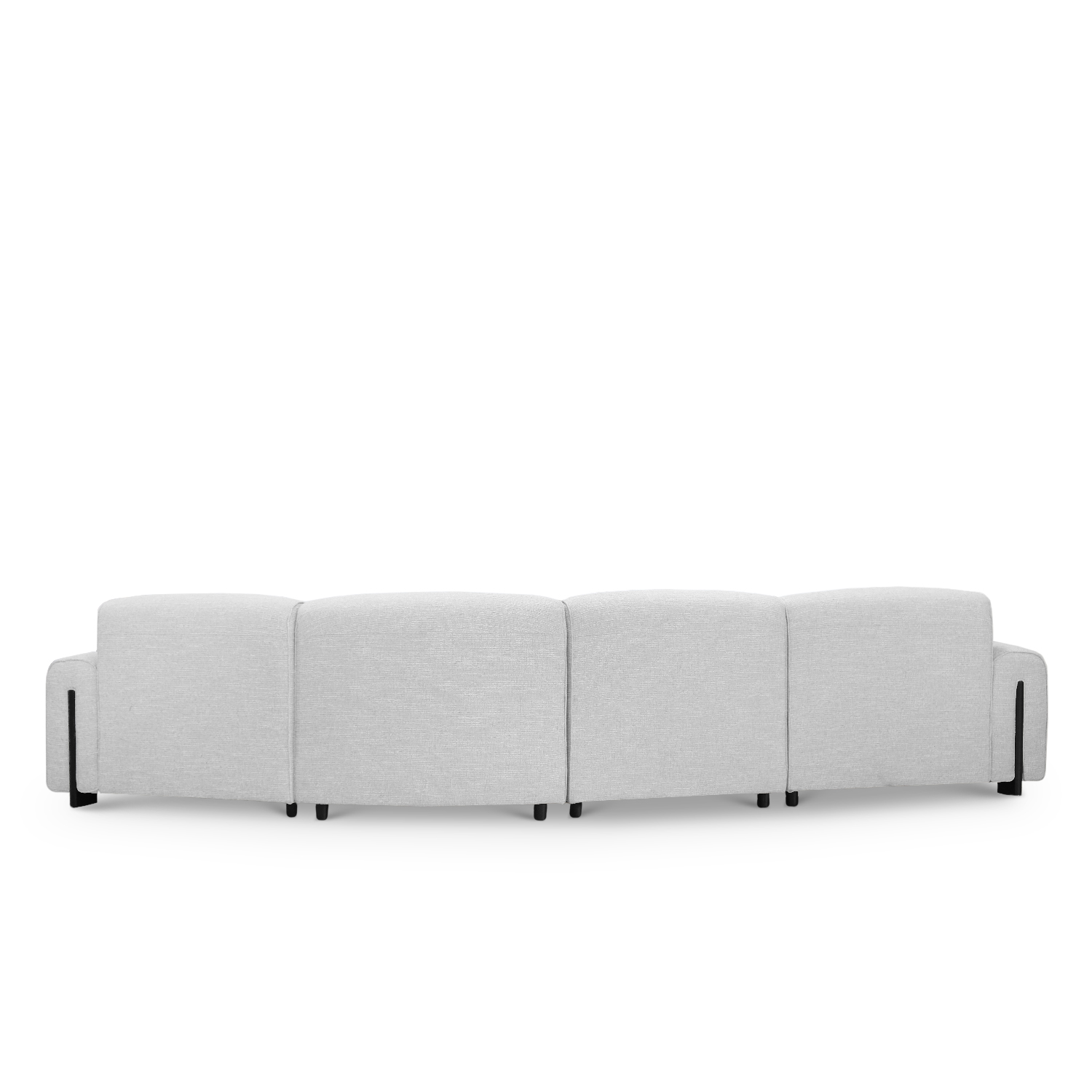Clarice Cloud Grey Curve Sofa