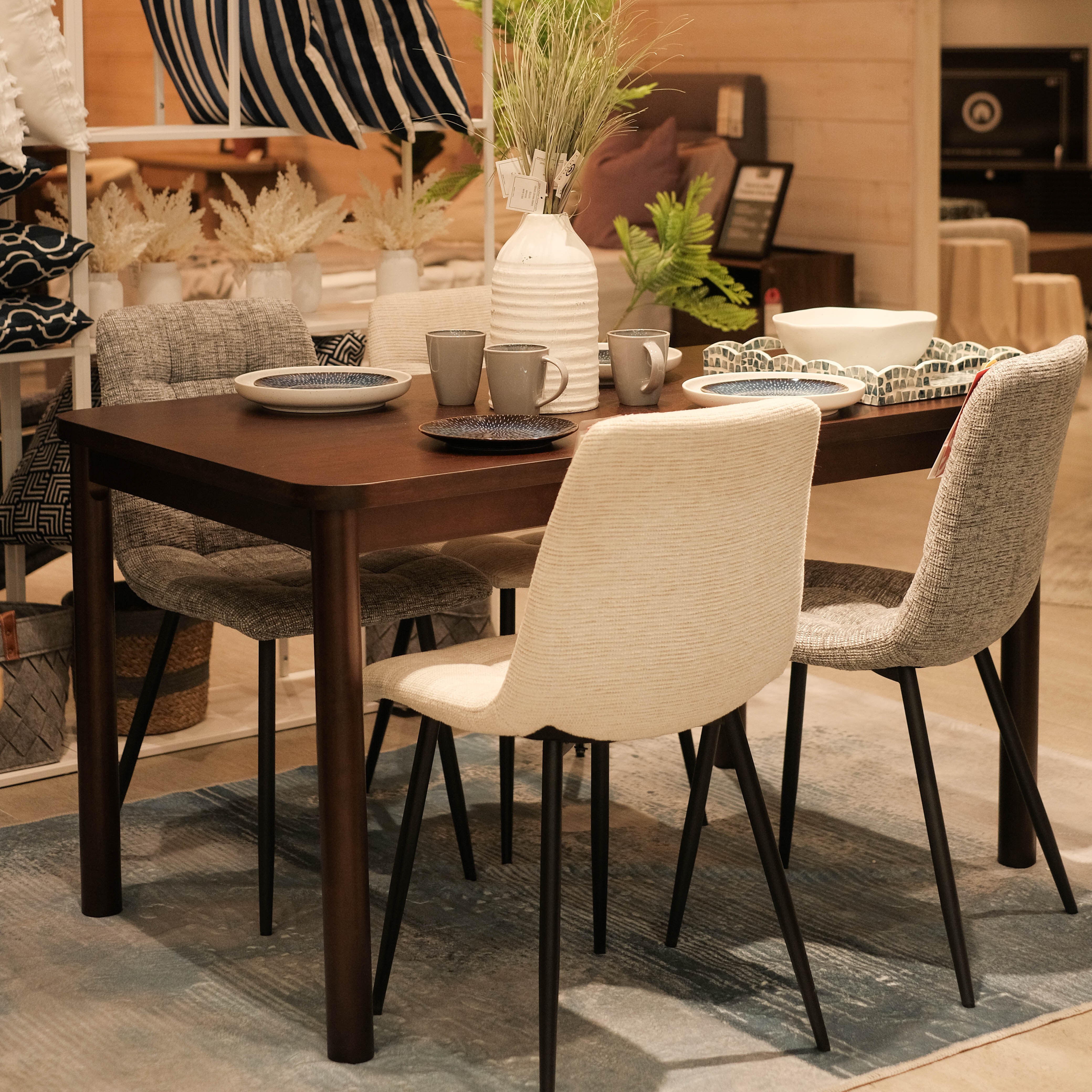 Matthew Mahogany Dining Table 135cm