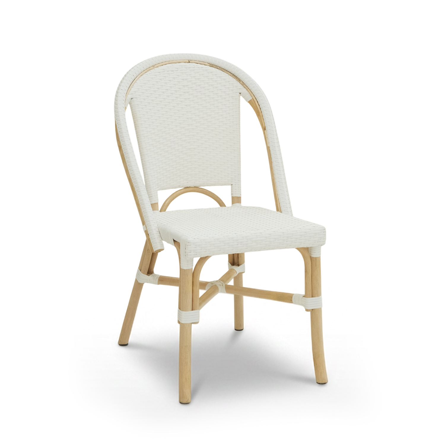 Timor Rattan Dining Chair White