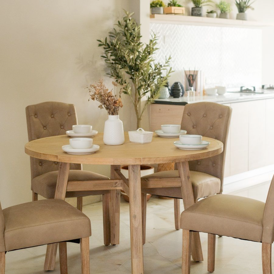 Wooden Table and Chairs