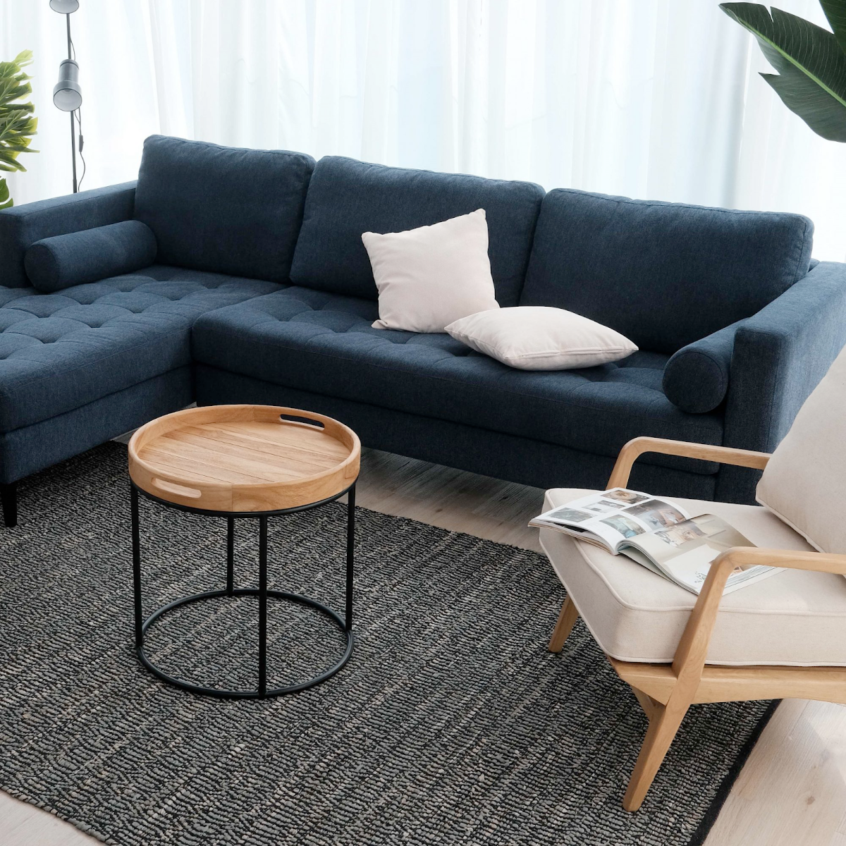 L-Shaped Sofa Design For Saggitarius